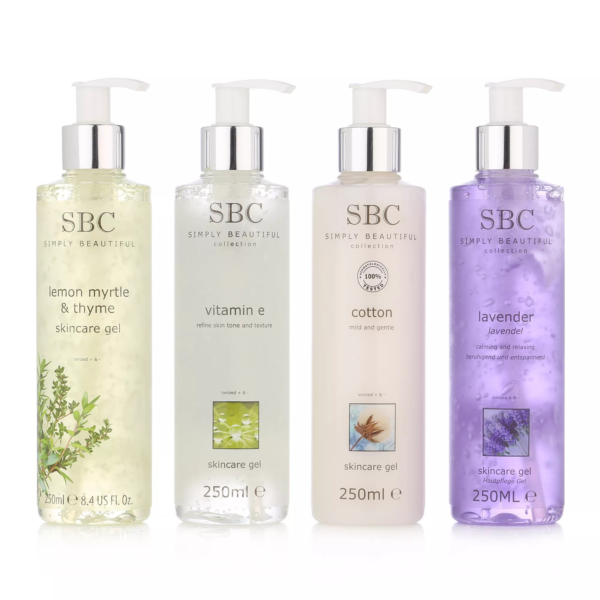 SBC Skincare GelSet Lavendel, Baumwolle, Vitamin E & Zitronen myrte