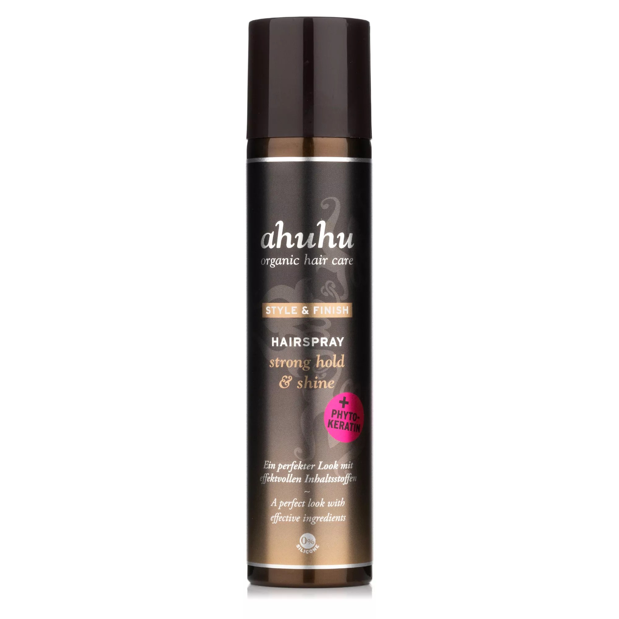 ahuhu organic hair care Haarspray mit Phytokeratin 300ml QVC.de