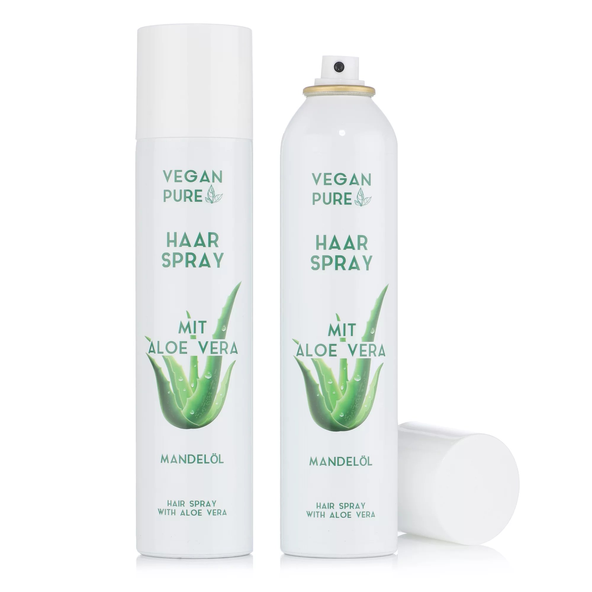 MARGOT SCHMITT® Vegan Pure Haarspray Aerosol 2x 300ml QVC.de