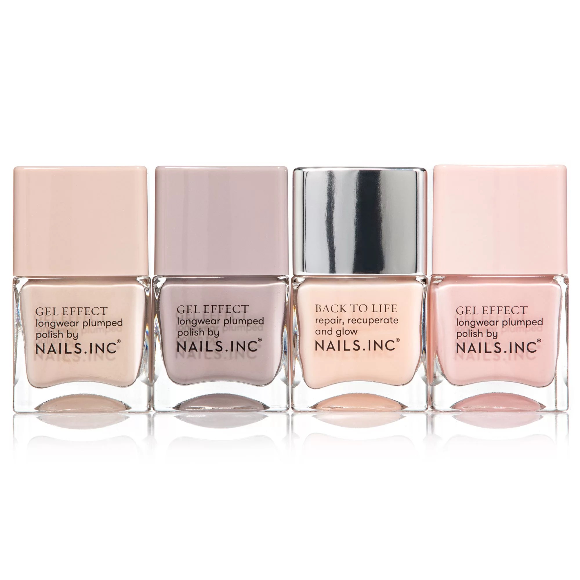 NAILS.INC® NagellackSet mit 4 natürlichen Pastell Farbtönen 4x 14ml