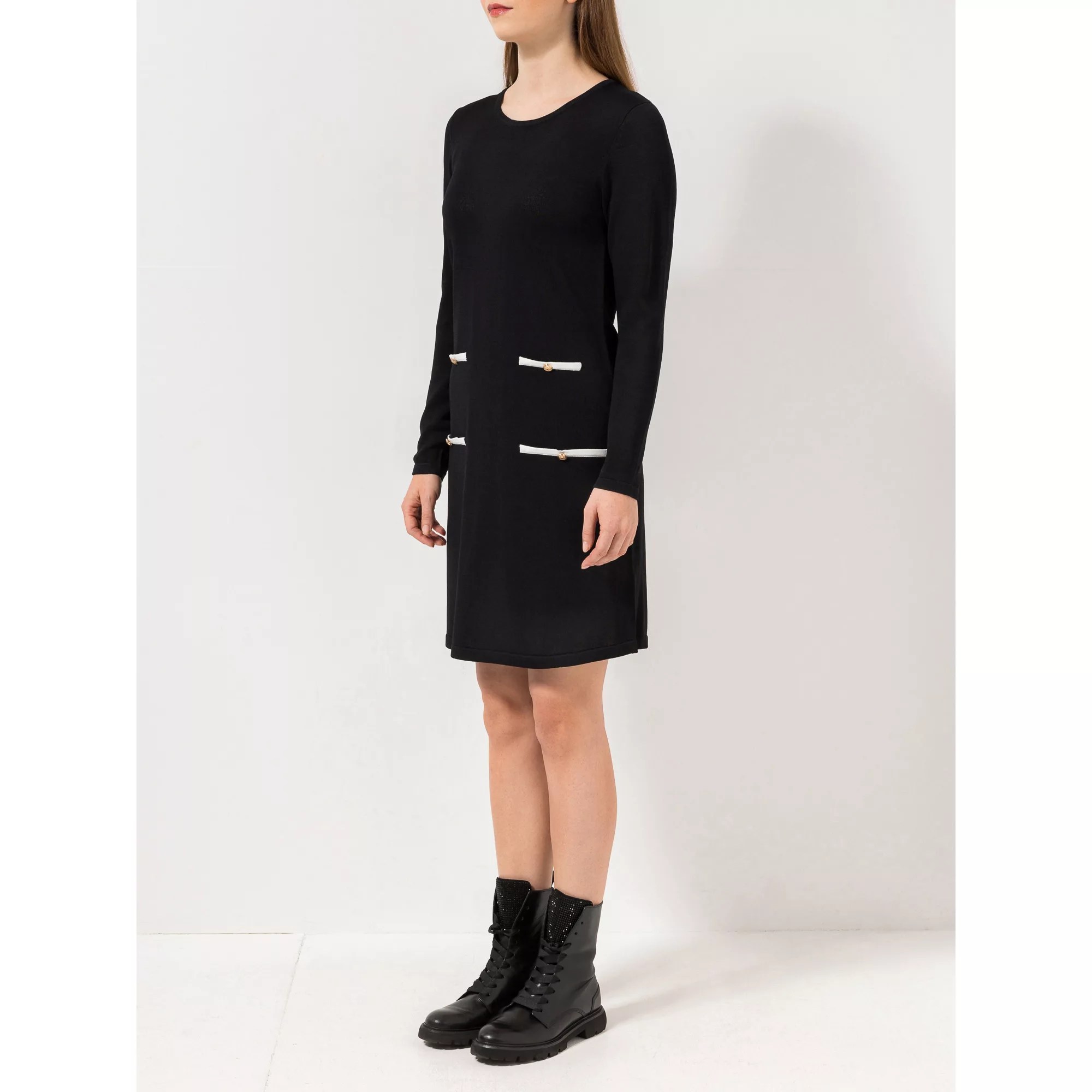 STEFFEN SCHRAUT Strickkleid Seattle Kontrastdetails figurbetont QVC.de