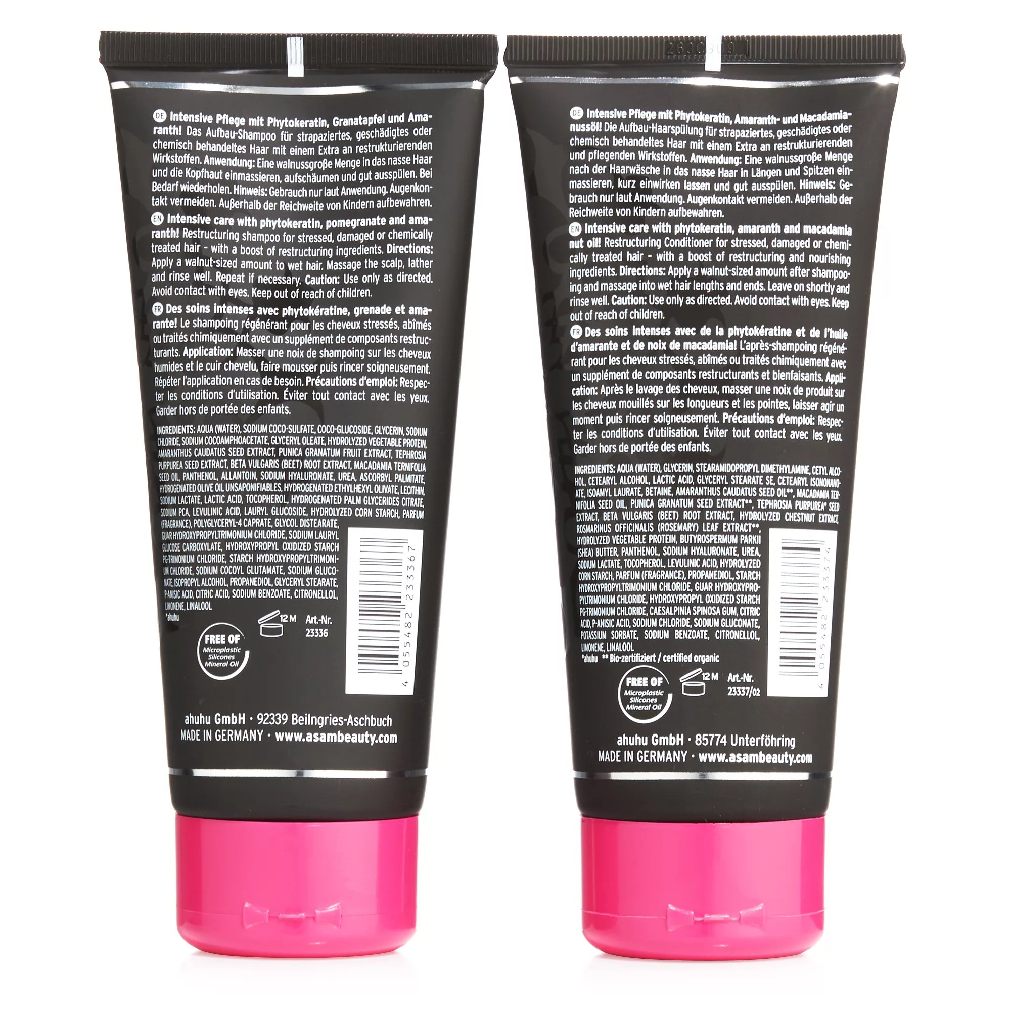 ahuhu organic hair care Keratin Shampoo 200ml Treatment 200ml