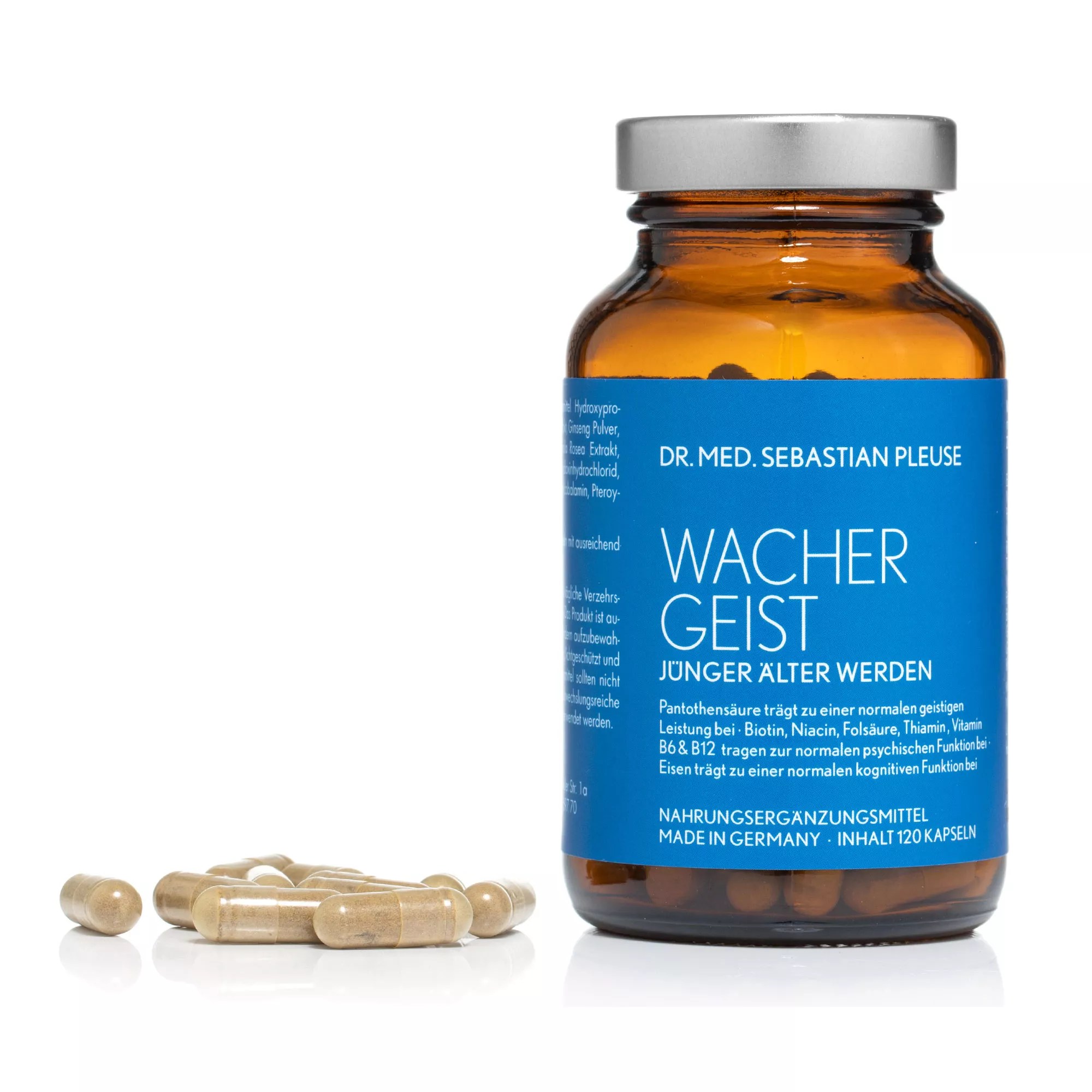 Dr. med. Sebastian Pleuse Wacher Geist 120 Kapseln für 60 Tage QVC.de