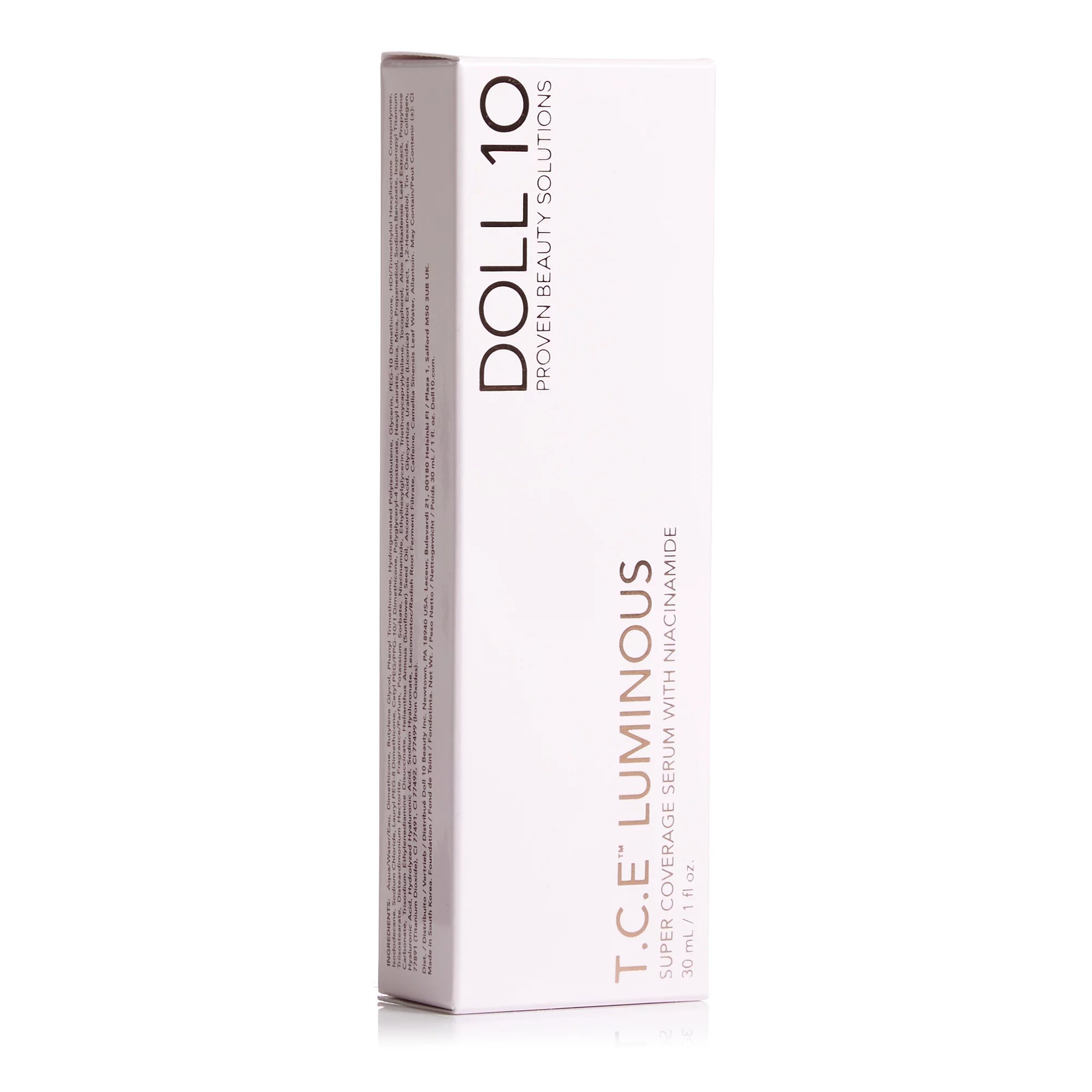 DOLL 10 BEAUTY T.C.E Luminous Super Coverage Foundation 30ml & Luminous