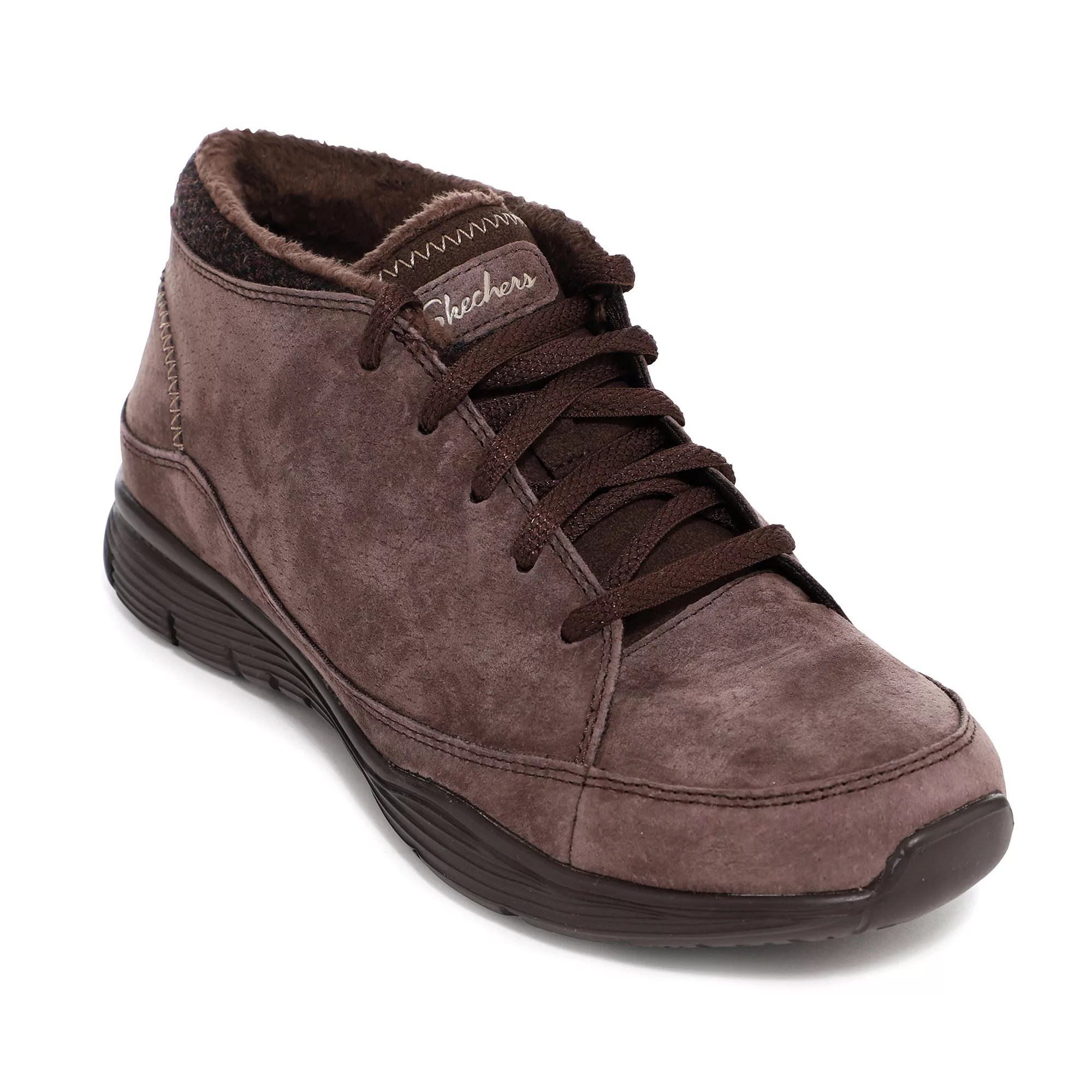 SKECHERS DamenStiefelette Saeger echt Leder Memory Foam QVC.de