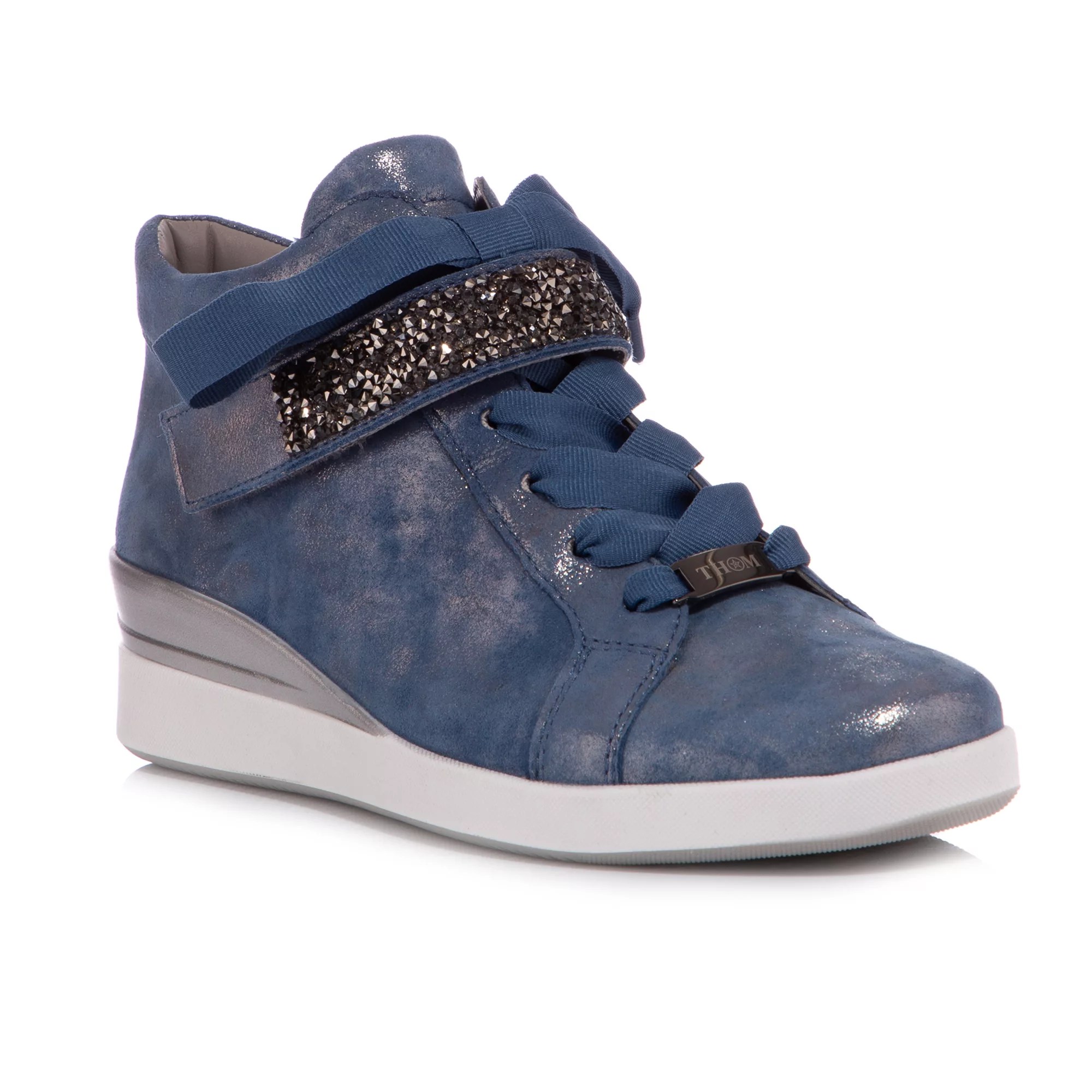 THOM by Thomas Rath DamenSneaker Fabrizio echt Leder Strassdetails
