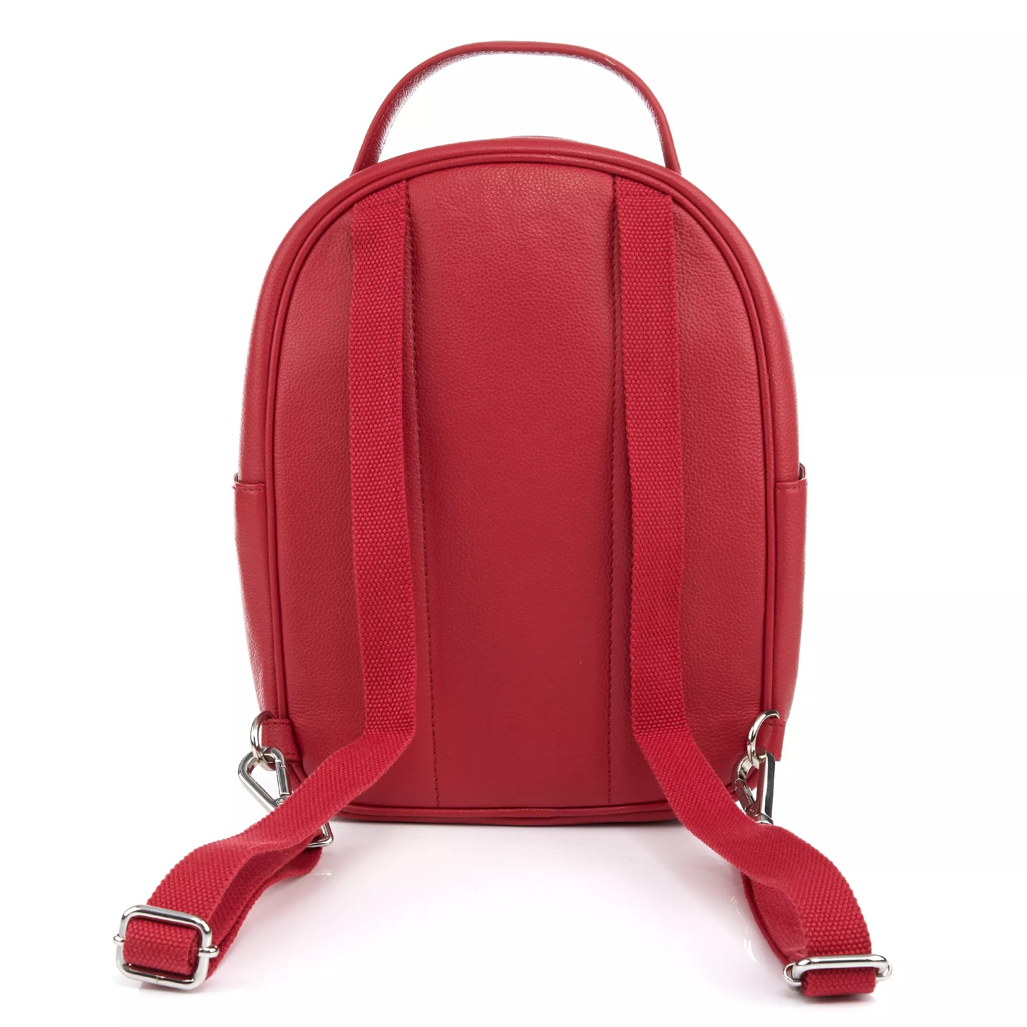 STRANDFEIN Rucksack echt Leder MaterialmixOptik verstellb. Gurt QVC.de