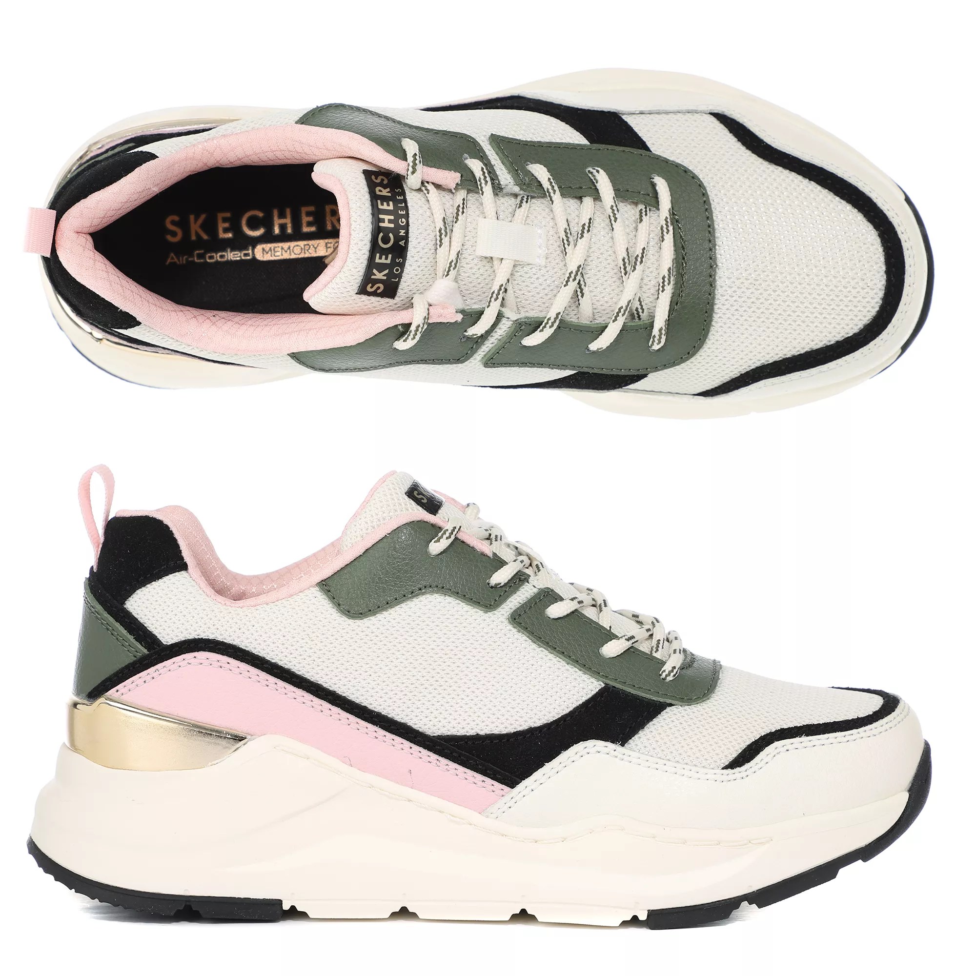 SKECHERS DamenSneaker Rowina Materialmix Memory Foam QVC.de