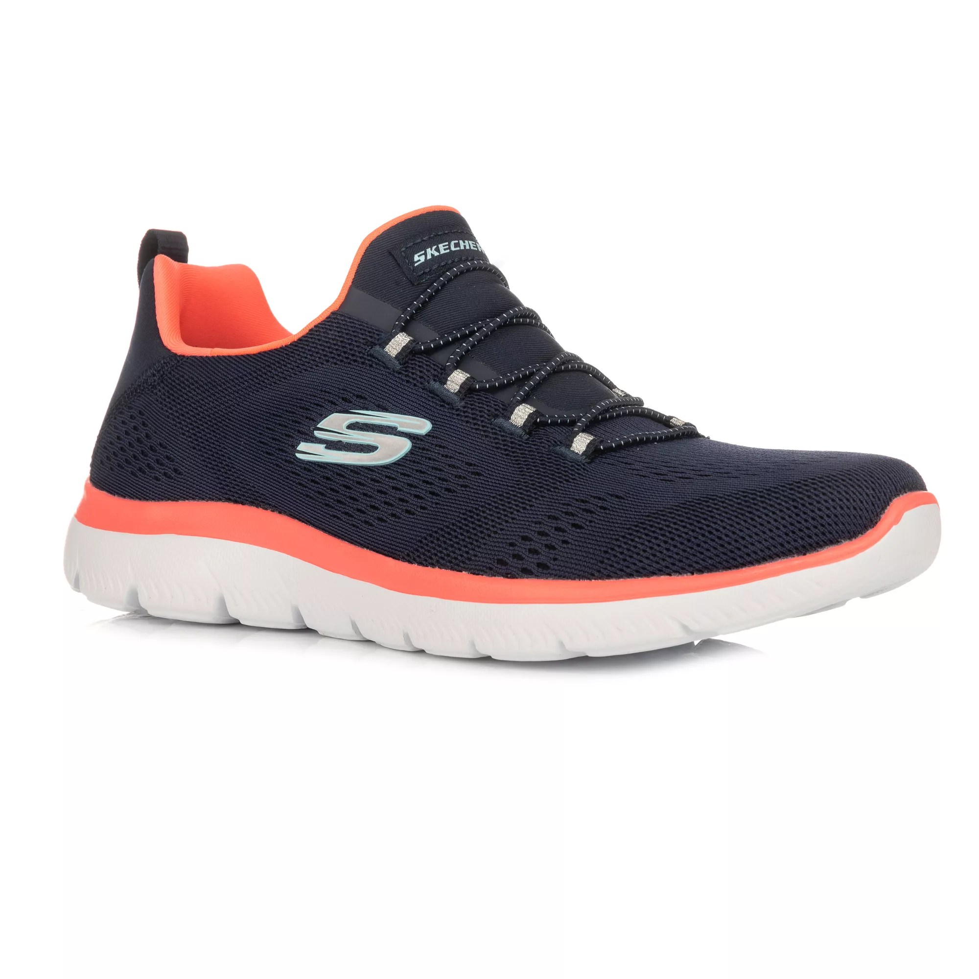 SKECHERS DamenSlipper Summits Materialmix Memory Foam QVC.de