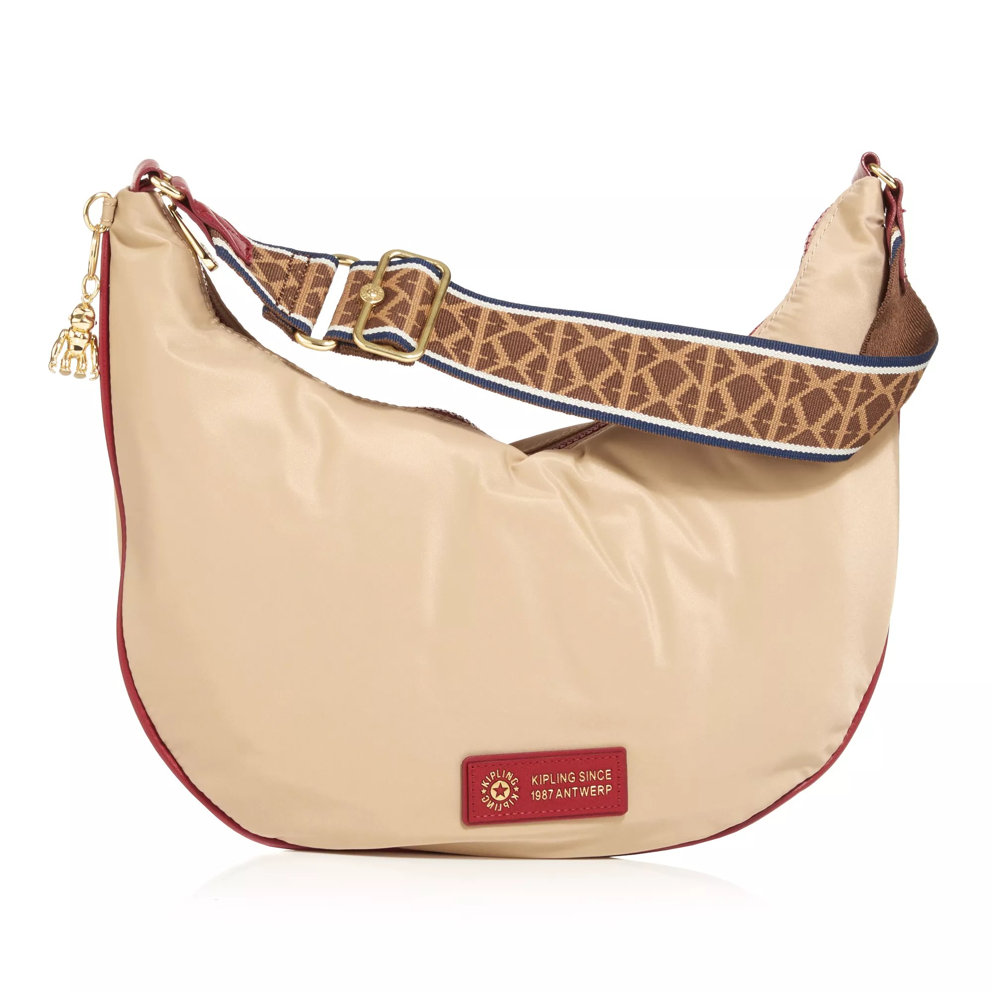 KIPLING® Schultertasche Hania Robot Monkey Anhänger verst