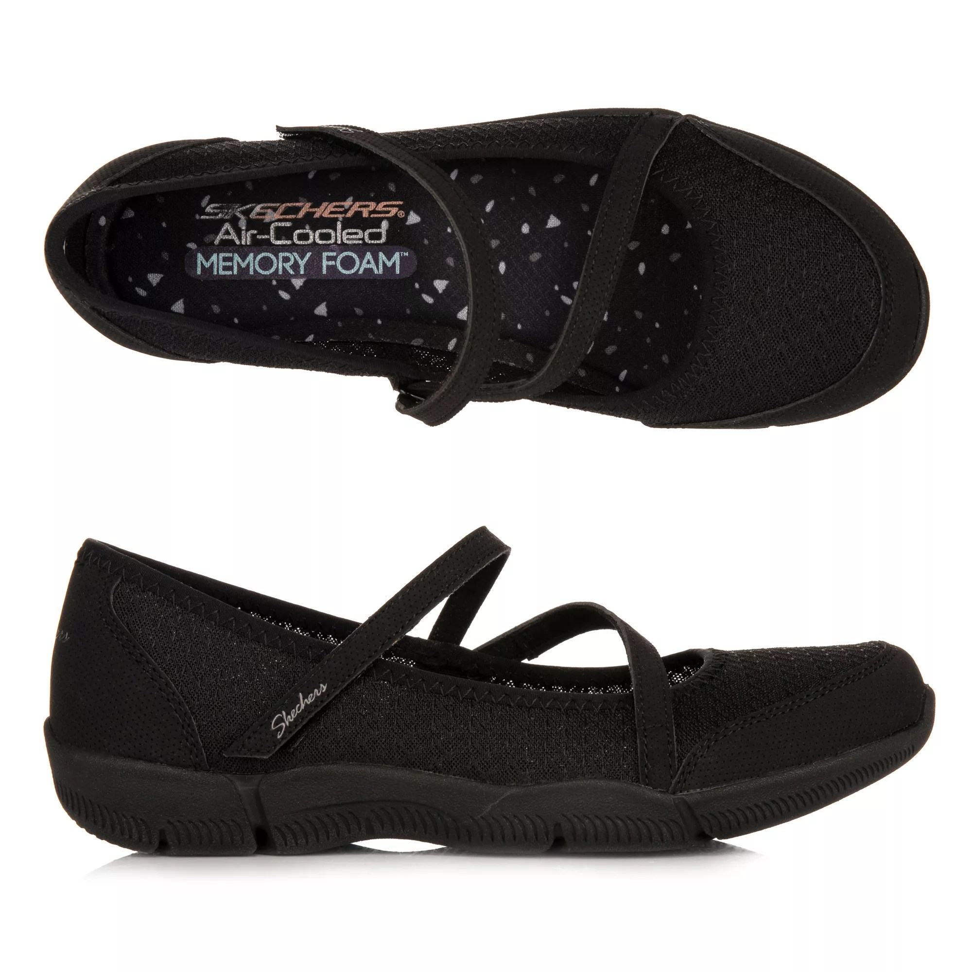 SKECHERS MaryJane BELUX Materialmix Memory Foam QVC.de