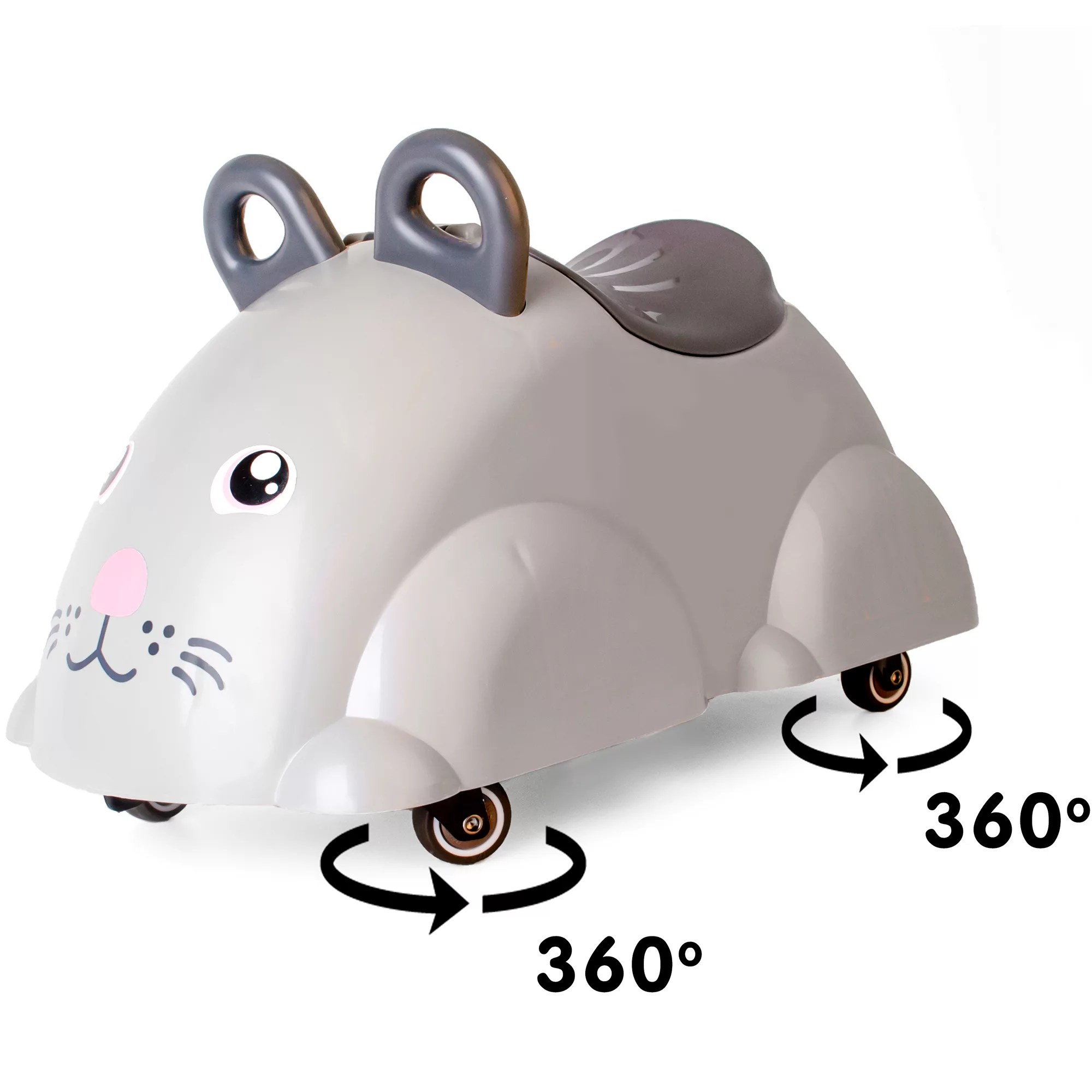 VIKING TOYS Cute Rider Rutschtier leise 360° Rollen 15 Jahre, bis 40kg