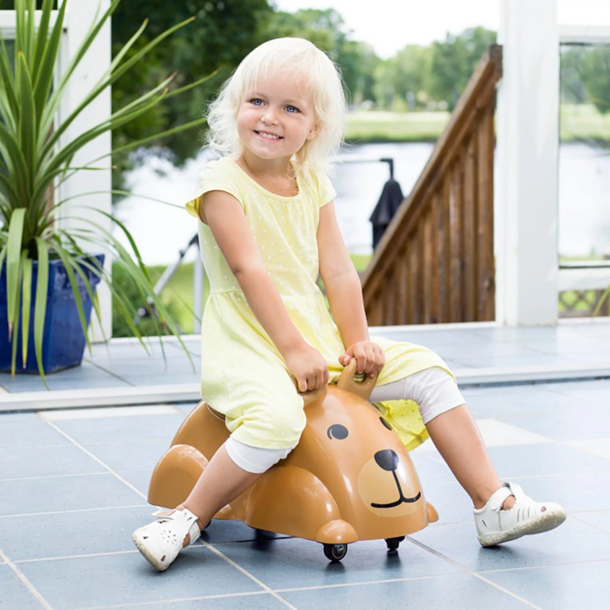 VIKING TOYS Cute Rider Rutschtier leise 360° Rollen 15 Jahre, bis 40kg