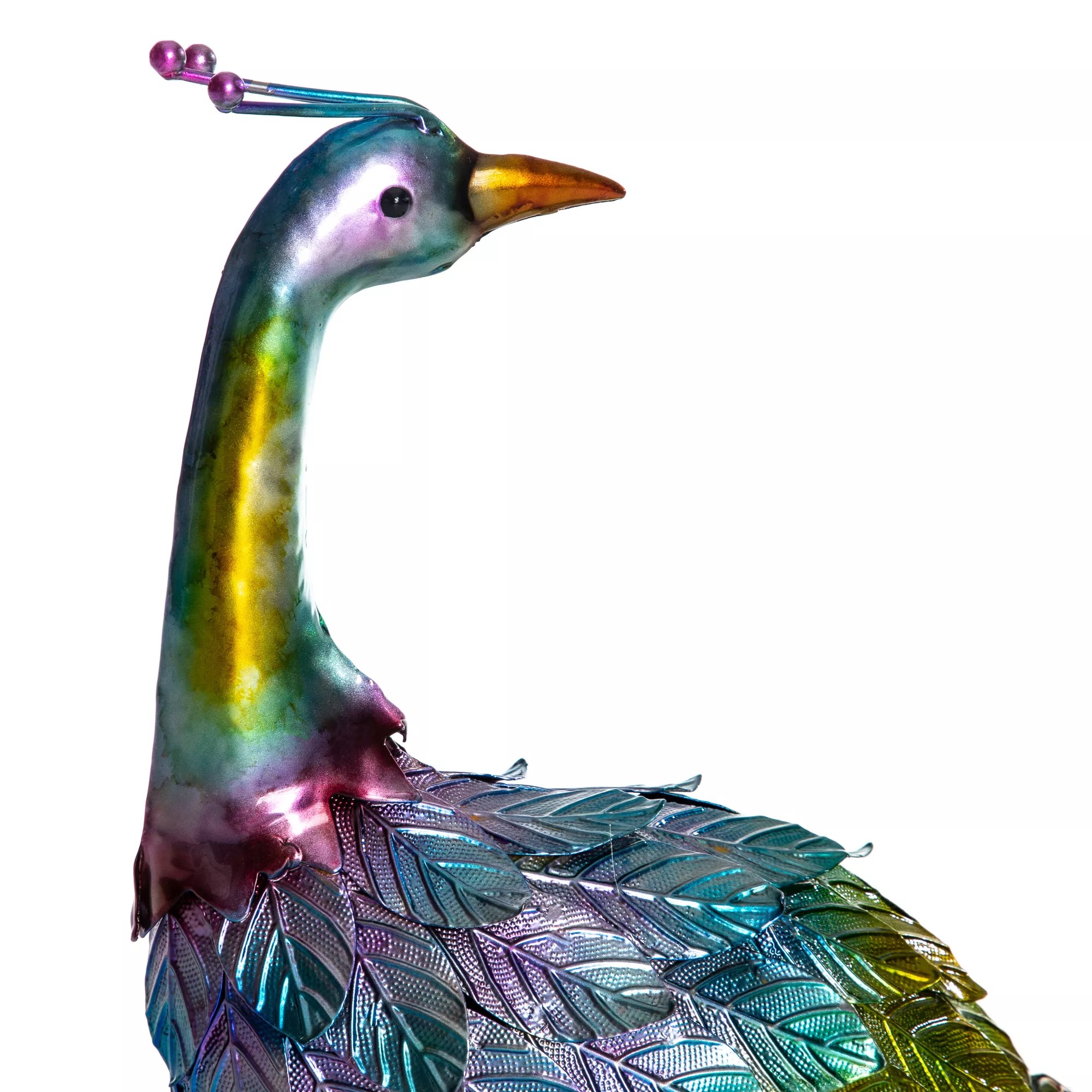 my GARDEN stories GartenFigur Pfau Metall multicolor QVC.de