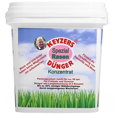 KEYZERS® Rasendünger m.Langzeitwirkung alle Rasensorten Frühj/Sommer 1,8kg QVC.de