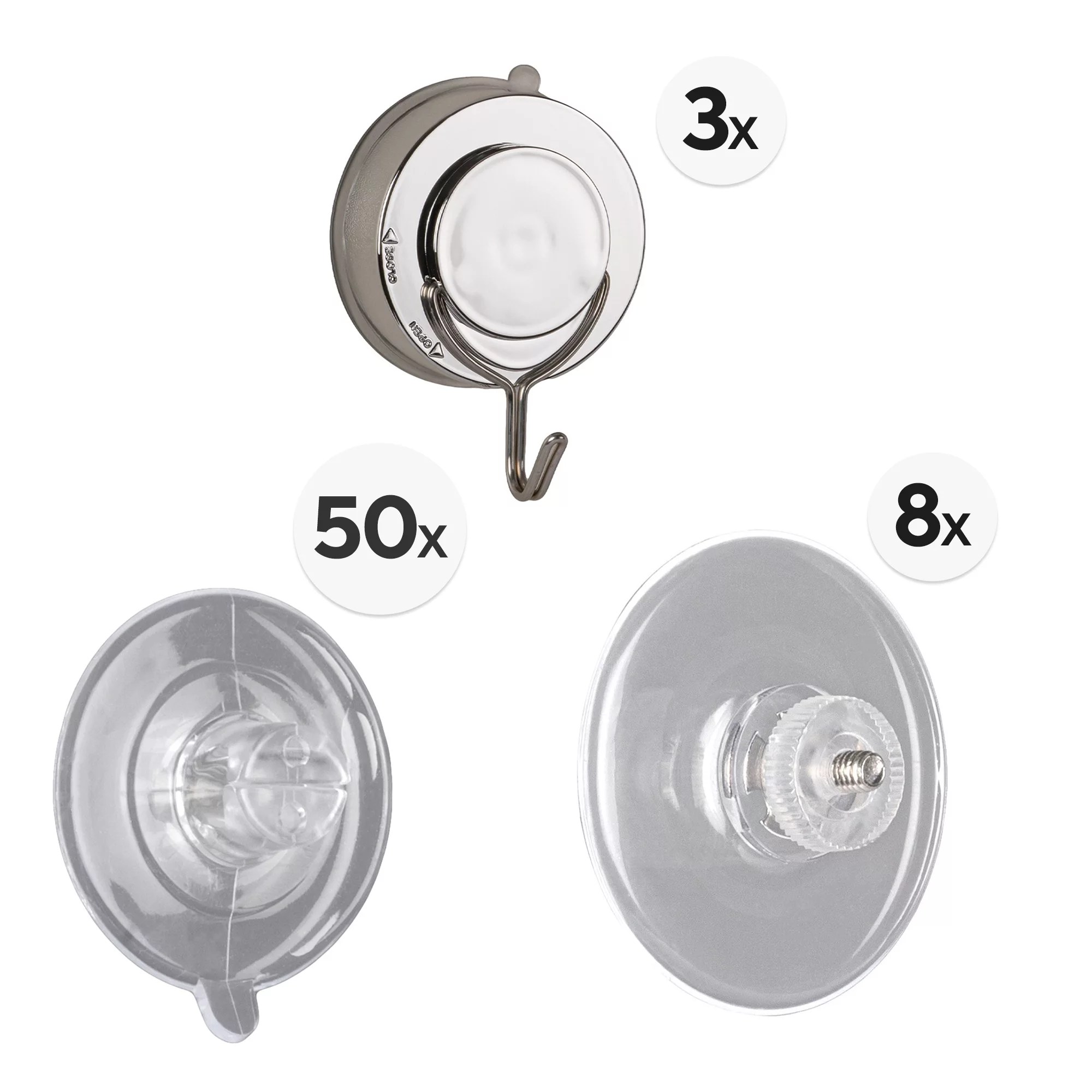 KARIN JITTENMEIER KreativSet Saugnapfhaken & Saugnäpfe 61tlg. QVC.de