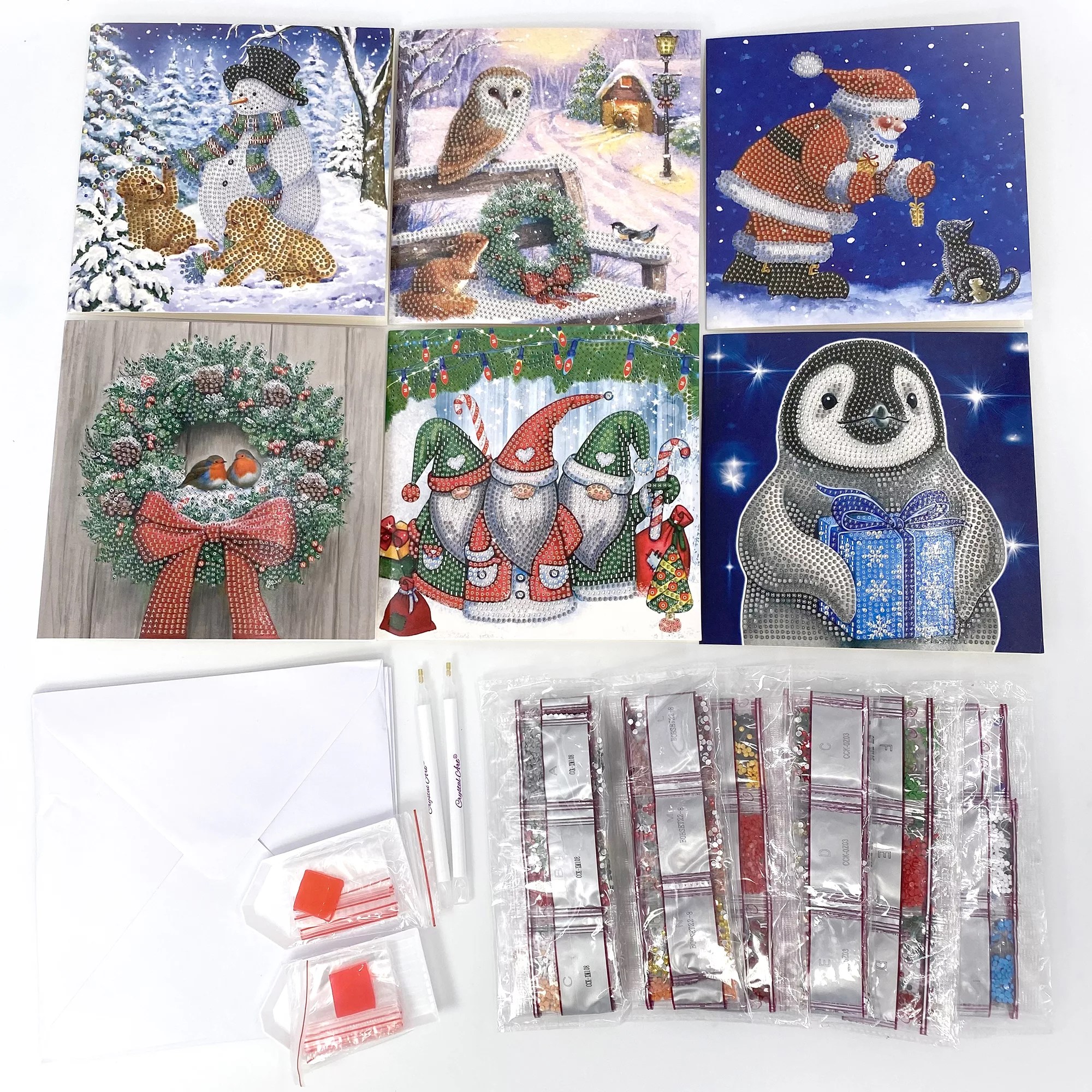 CRAFT BUDDY Diamond Painting Grußkarten zum Nachlegen 24tlg. QVC.de