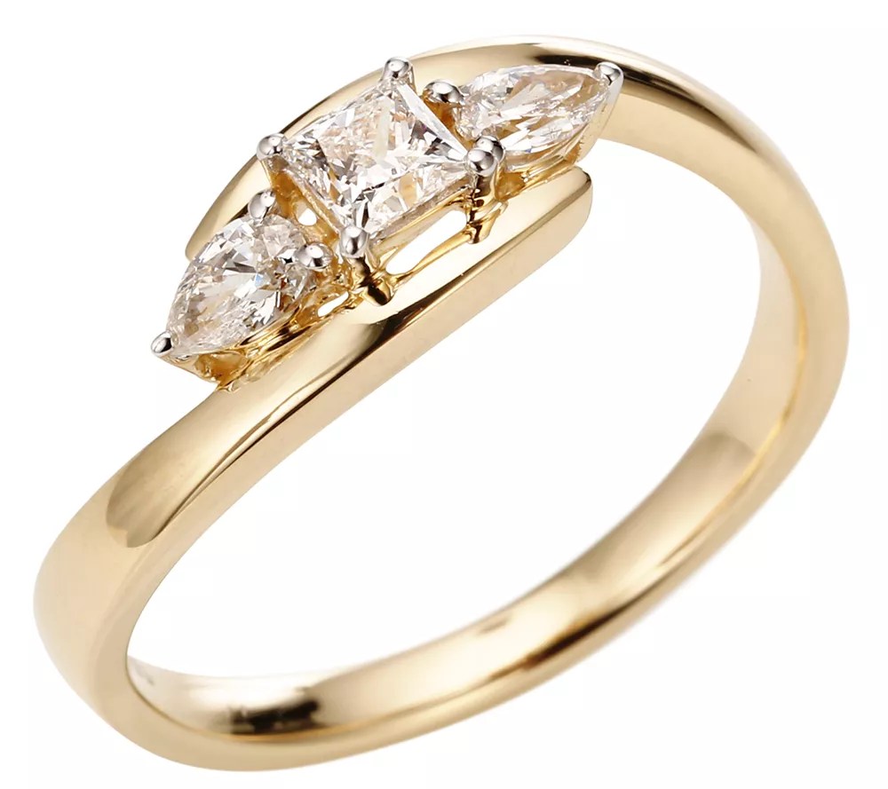 ANTWERPEN Ring, Diamanten Weiß/SI, Schliffmix zus. ca. 0,36ct Gold 585