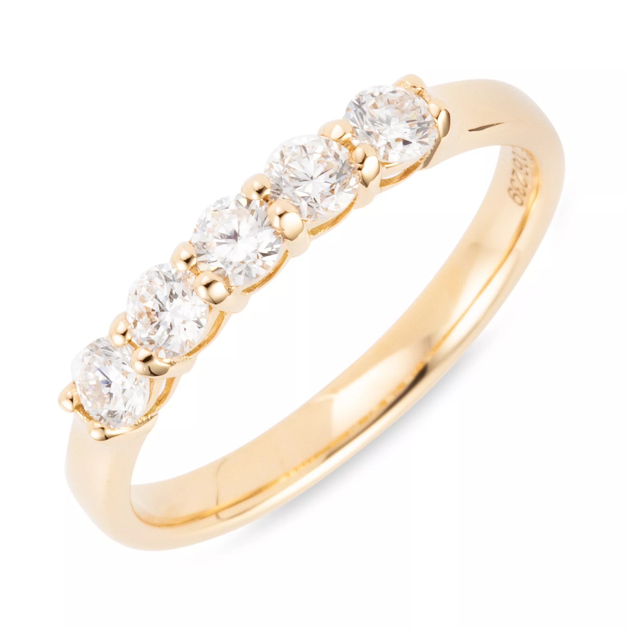 MENZE DIAMONDS 5SterneRing 5 Brillanten 0,50ct Laboratory Grown