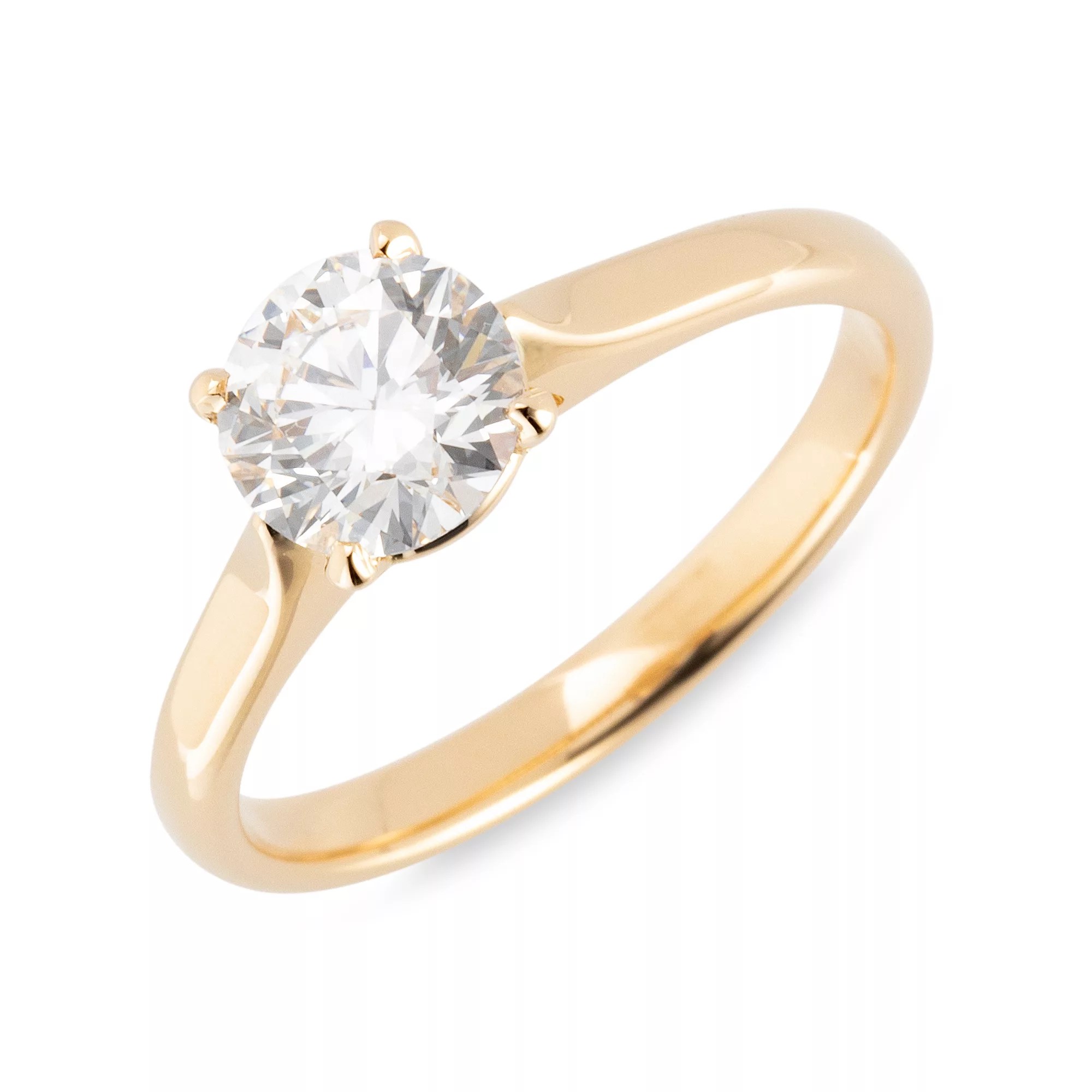 MENZE DIAMONDS SolitärRing 1 Brillant ca. 1,00ct Laboratory Grown Gold