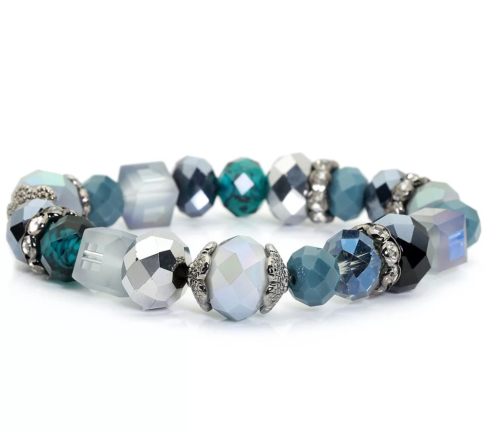 E.G. by Marianne Halcour Armband flex Kristalle Designschmuck QVC.de