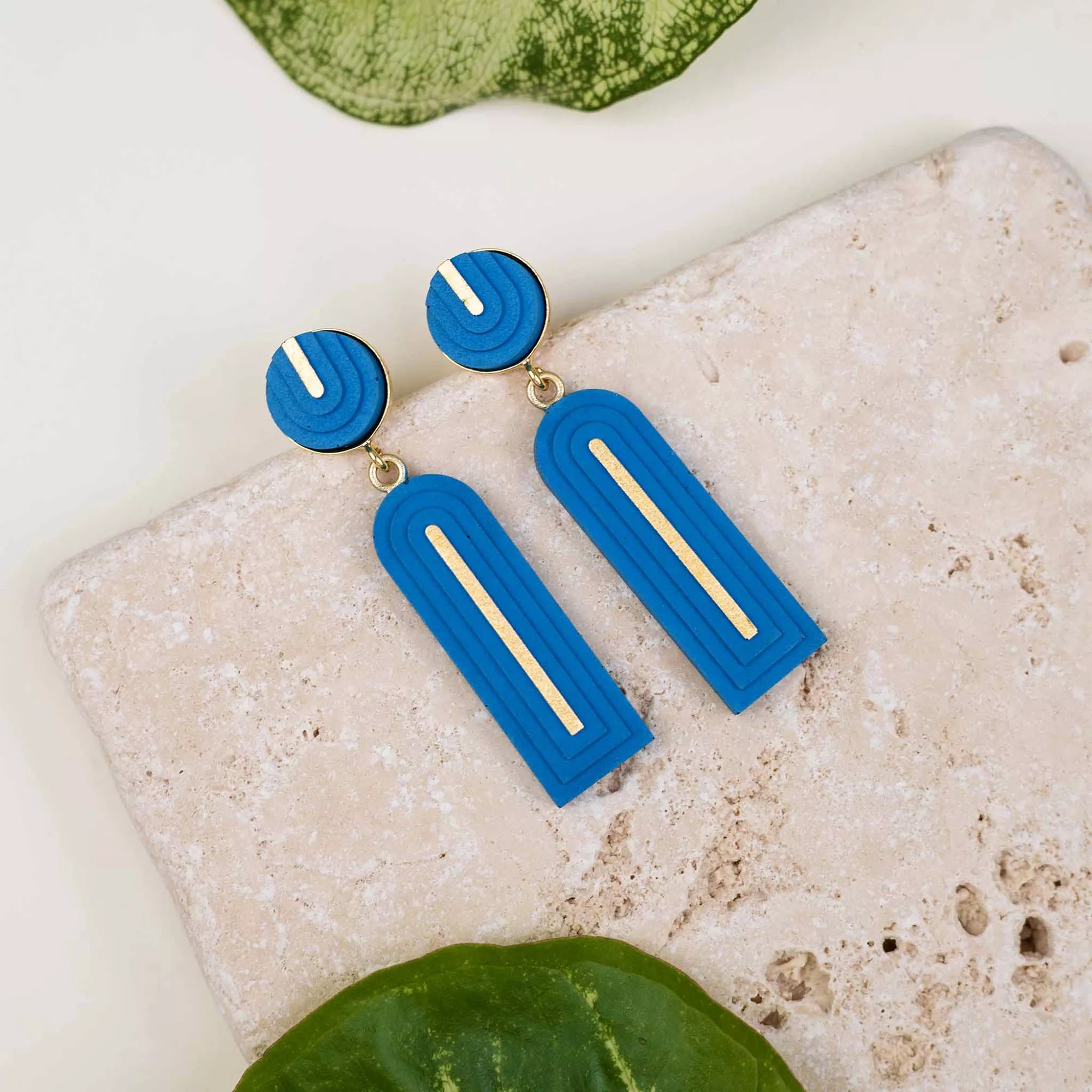 CONCRETE JUNGLE® Betonschmuck Ohrstecker AMAYA Silber 925 QVC.de