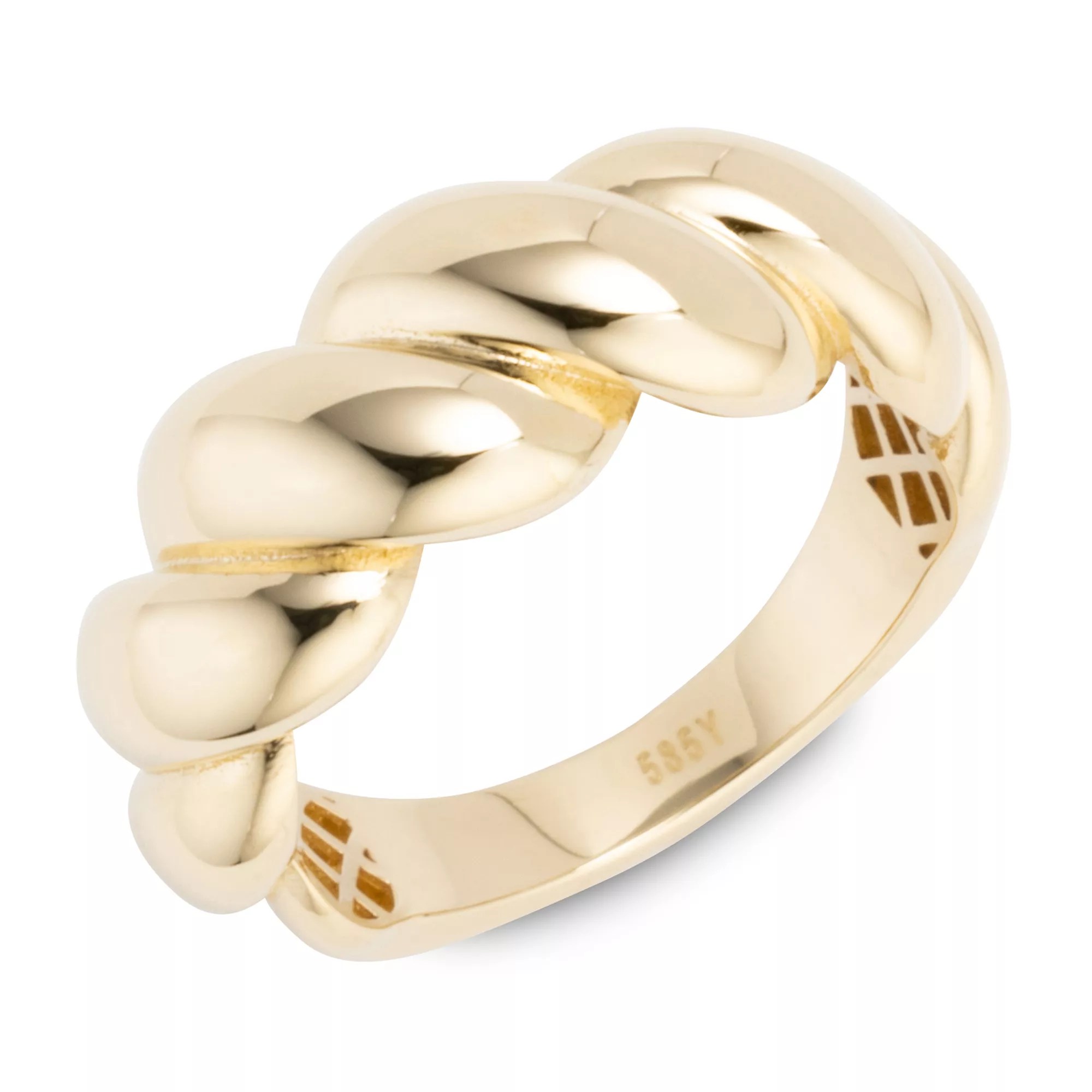 GOLDRAUSCH Ring poliert mind. 2,7g Gold 585 QVC.de