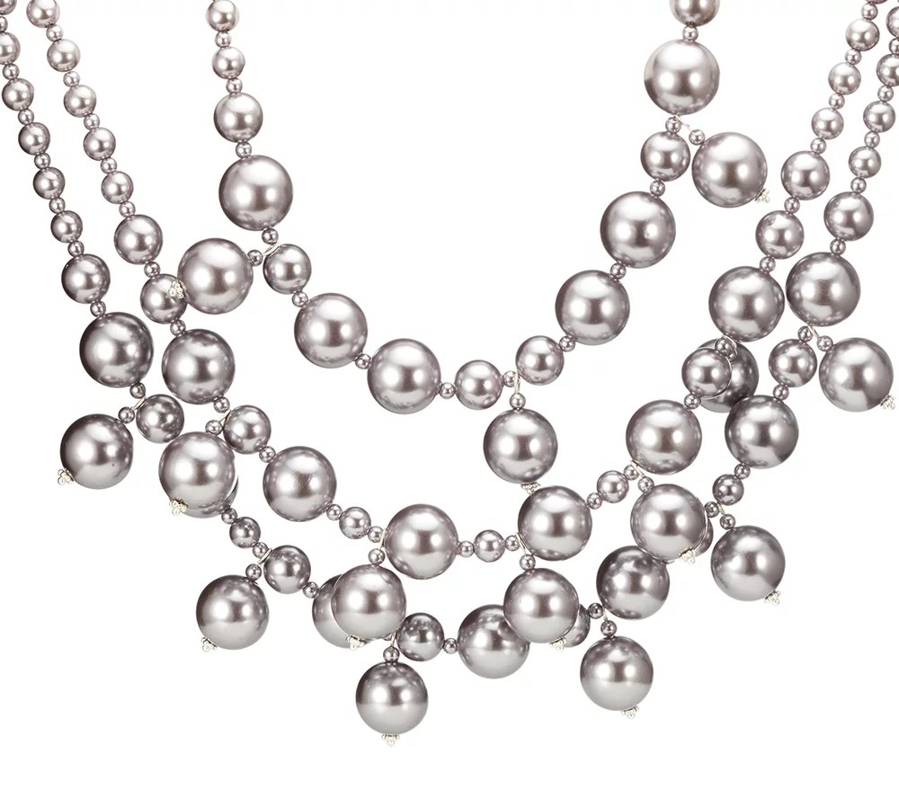 E.G. by Marianne Halcour Collier Perlen Designschmuck QVC.de