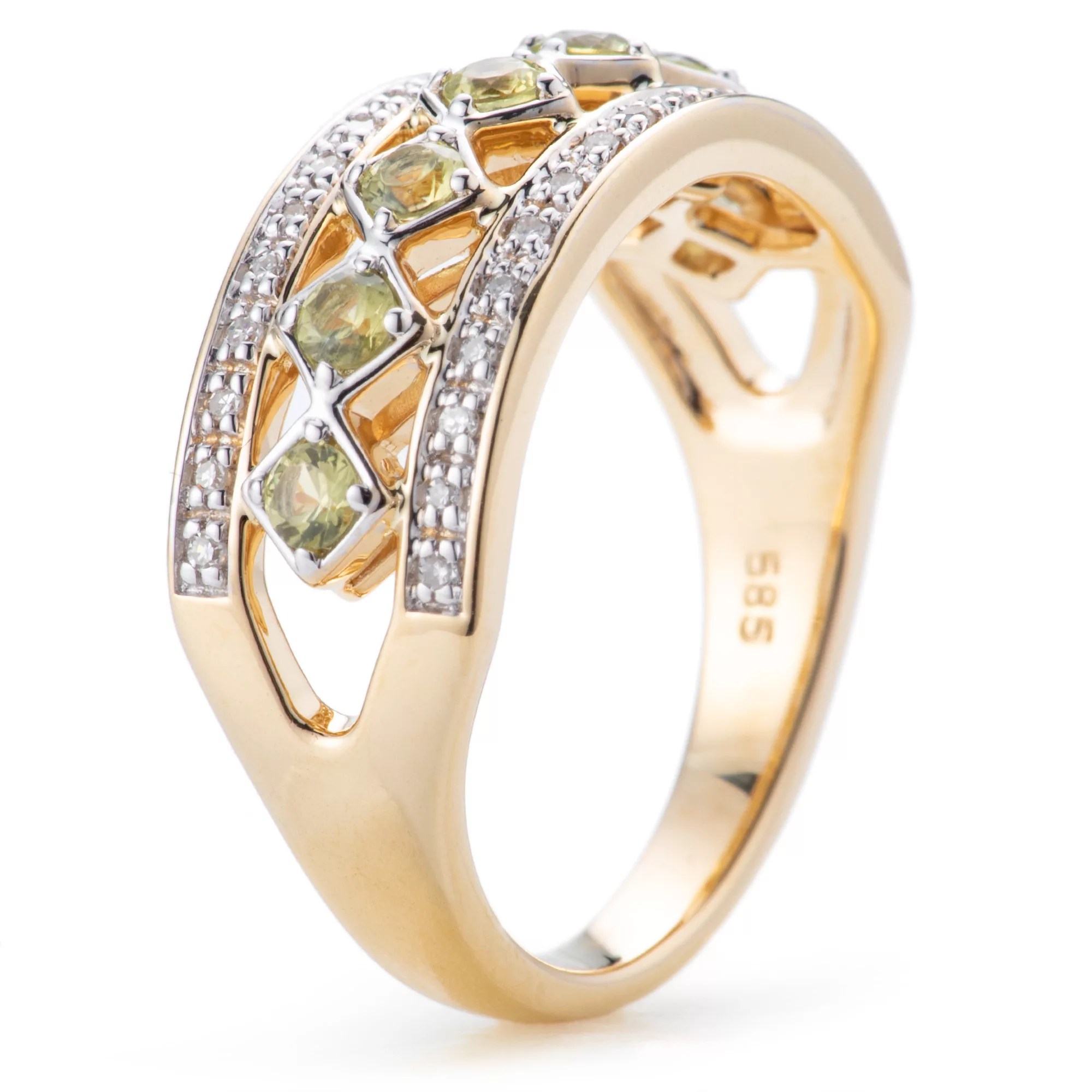 JEPARA Pallavin Ring zus. ca. 0,28ct Diamanten 0,08ct Gold 585 QVC.de