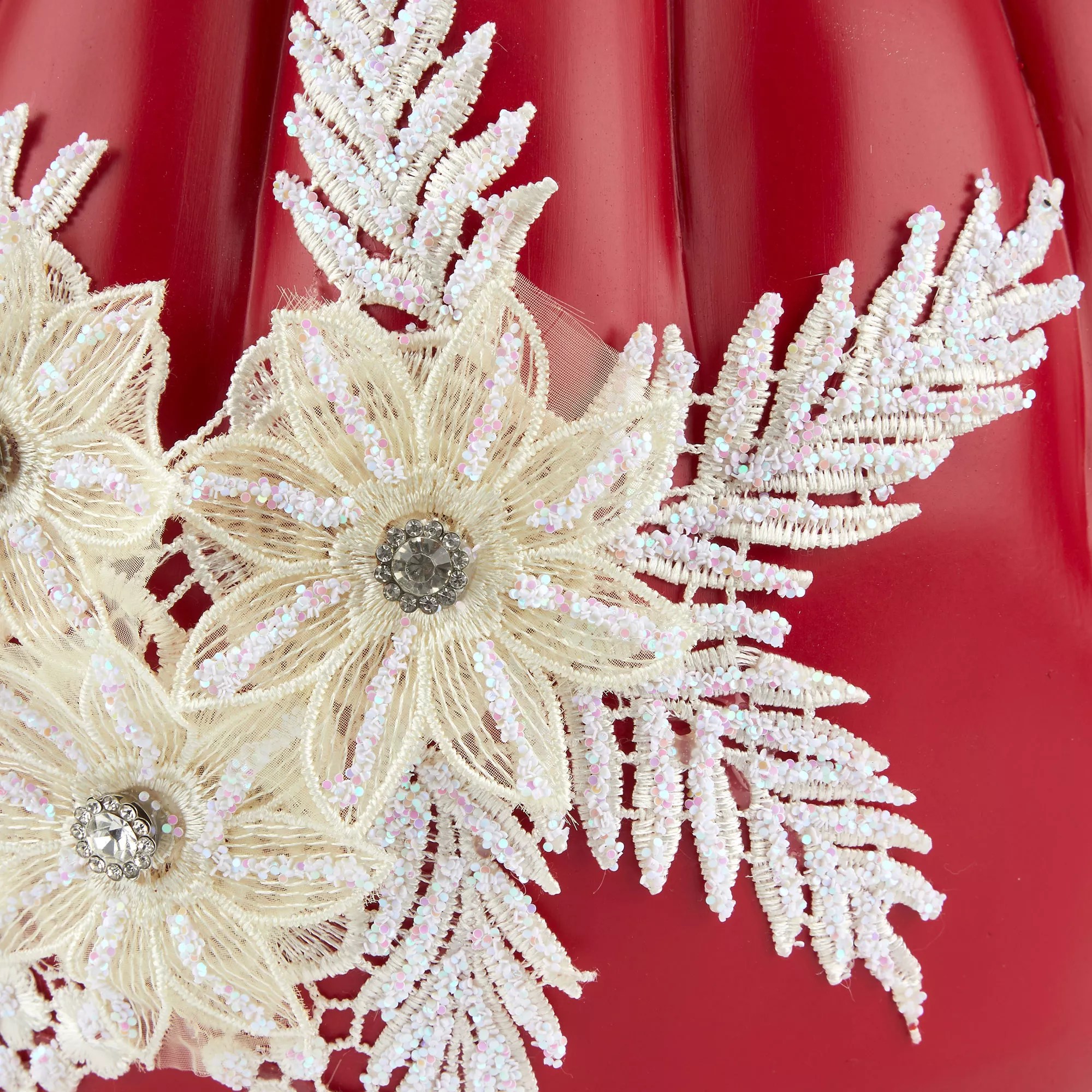 ABELLA Casa Kürbis SpitzenApplikation Farbauswahl ca. 25x25x32cm QVC.de