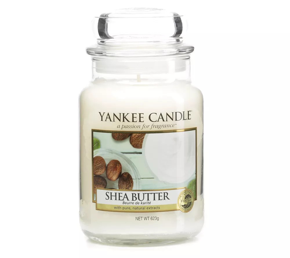 YANKEE CANDLE® Duftkerze Shea Butter 1 Large Jar 623g Brenndauer 110