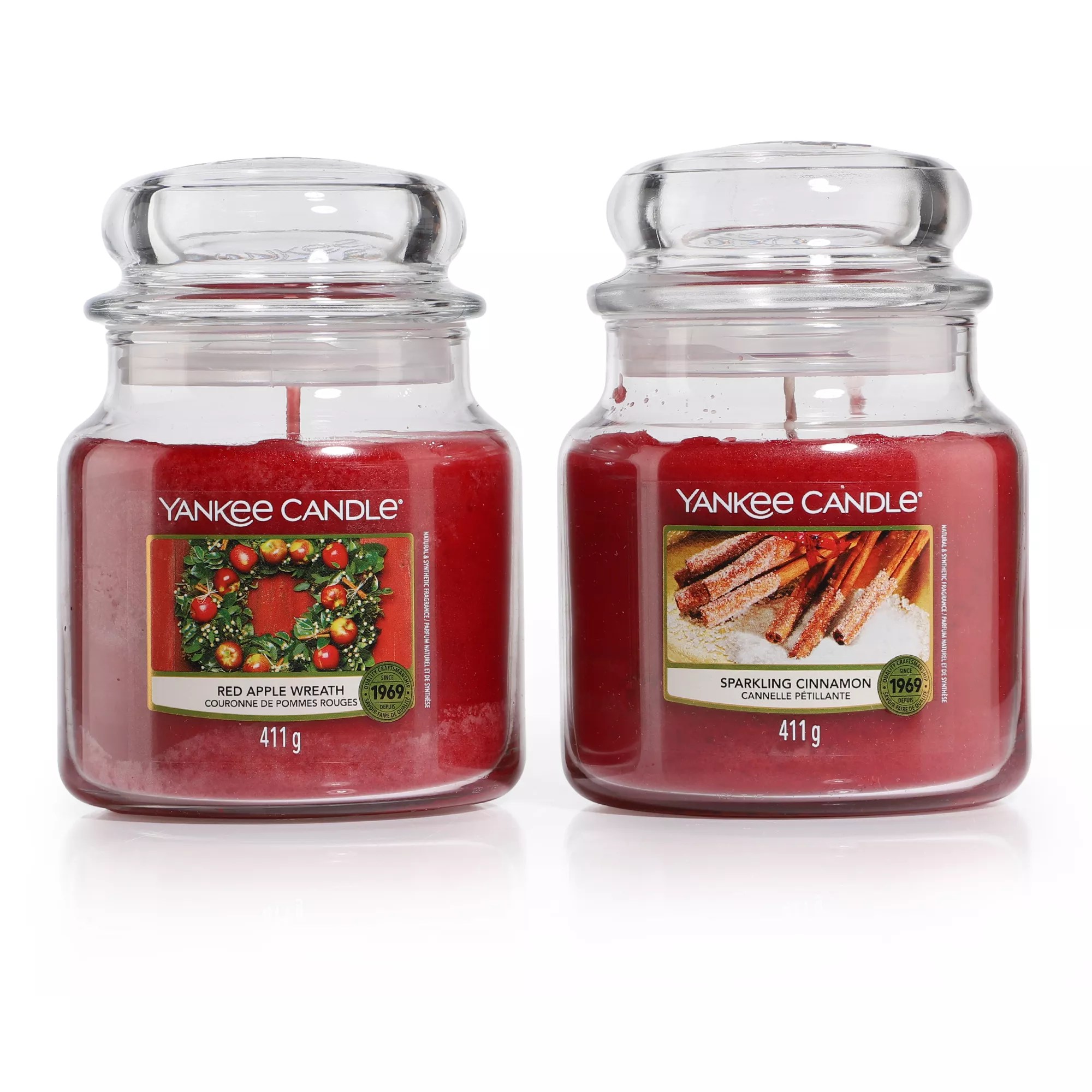 YANKEE CANDLE® DuftkerzenSet Winter Potpourri 2 Medium Jars je 411g