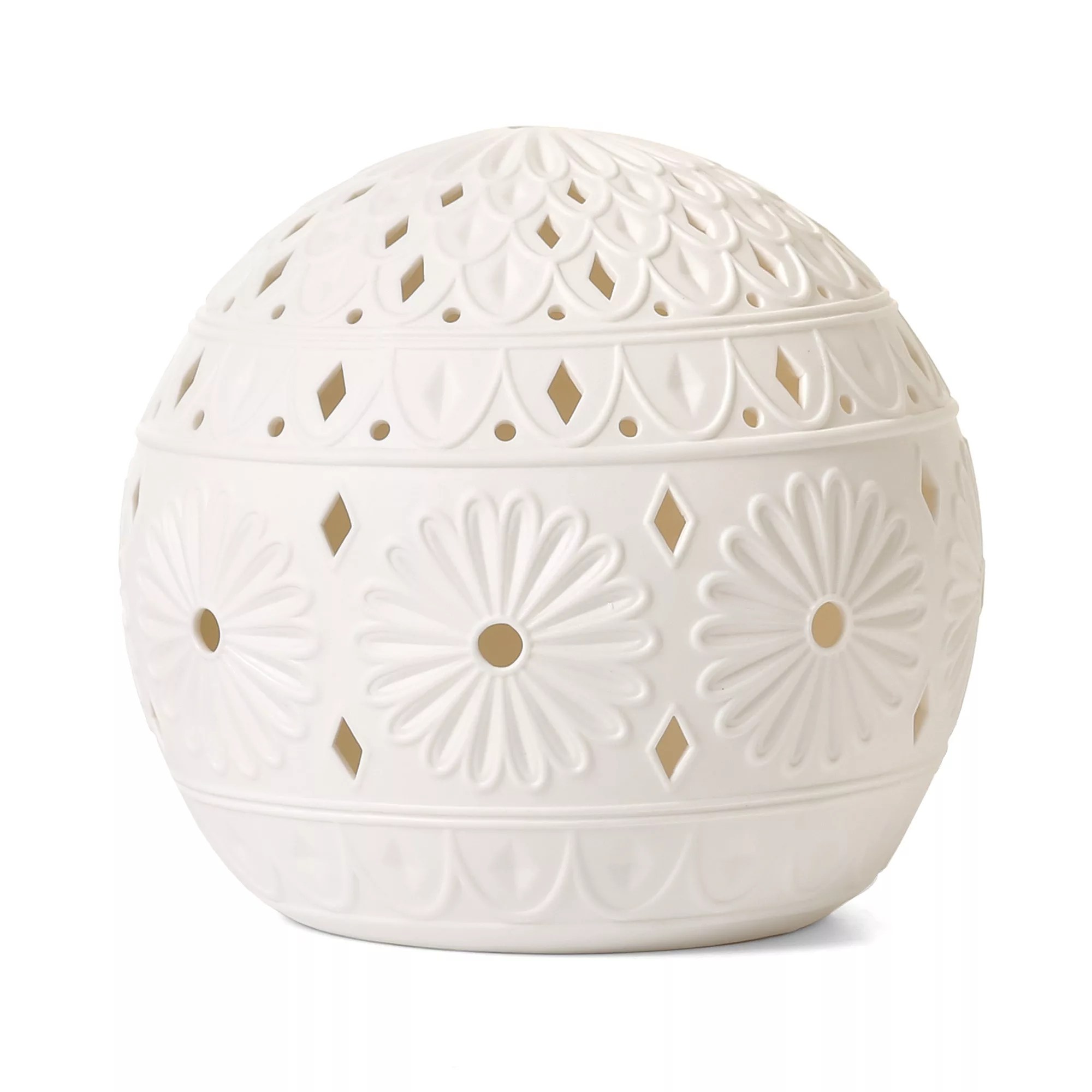 LUMIDA Ceramica Porzellankugel Farbwechsel inkl. Fernbedienung Ø ca. 21cm QVC.de
