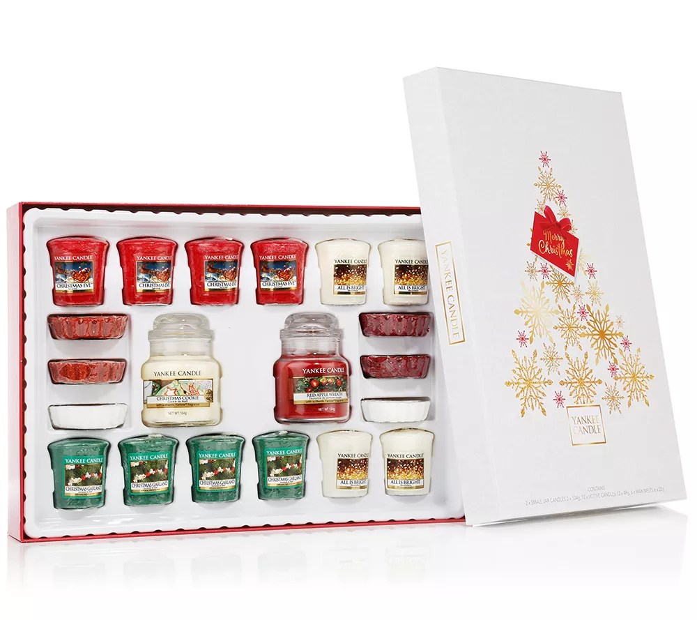 YANKEE CANDLE® Christmas Selection Geschenkbox 20tlg. QVC.de