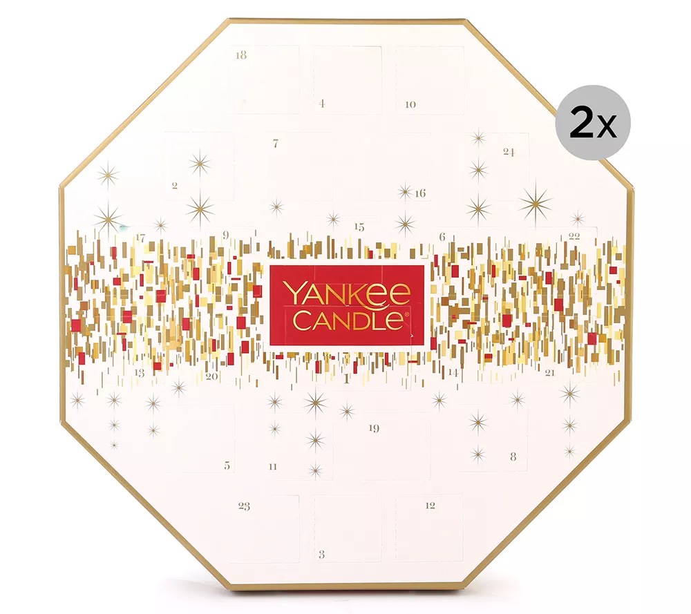 YANKEE CANDLE® Duftkerzen 2 Adventskalender je 24 Teelichter & je 1