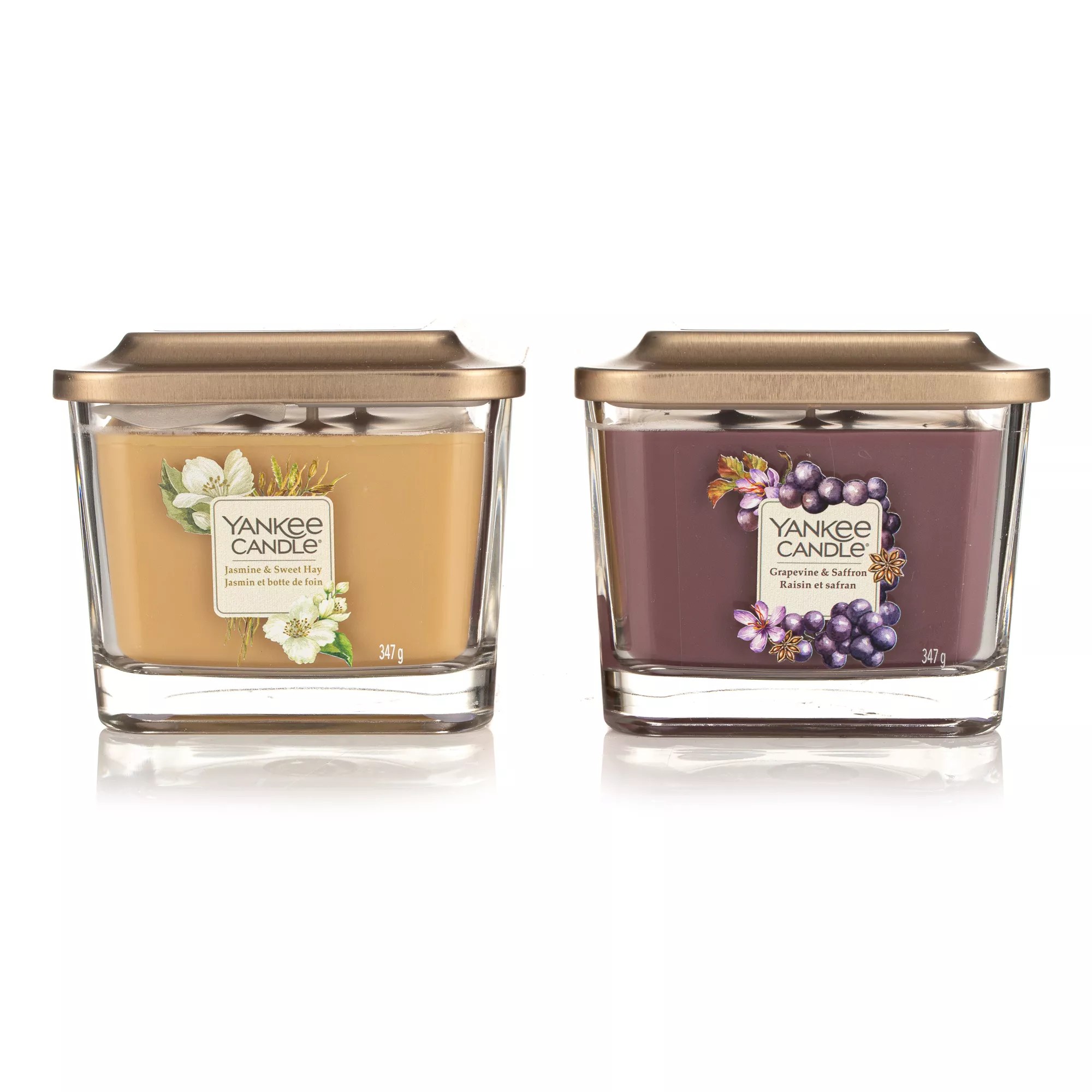YANKEE CANDLE® DuftkerzenSet Elevation je 347g Jasmin & Trauben