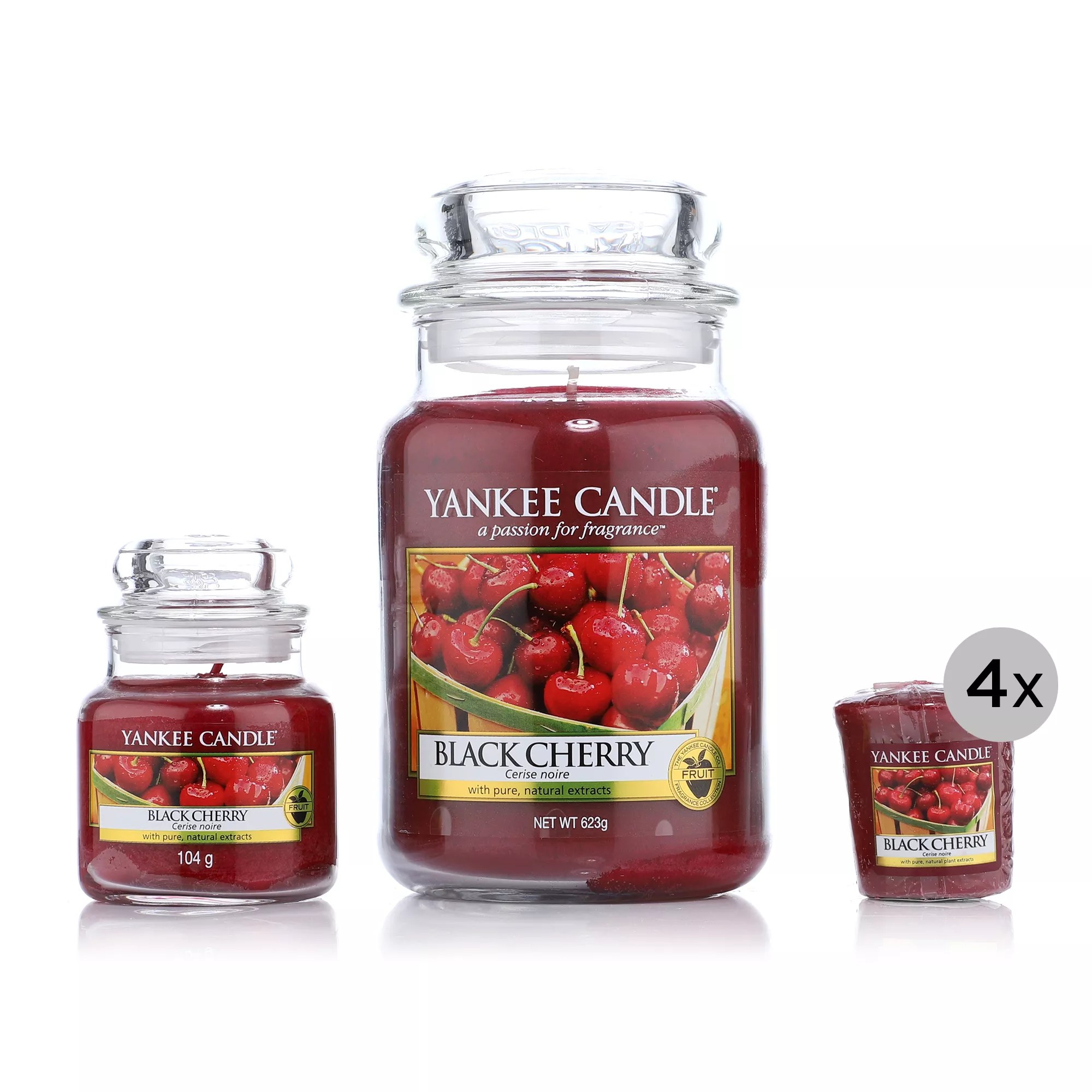 YANKEE CANDLE® DuftkerzenSet 1 Large Jar 623g, 1 Small Jar 196g & 4