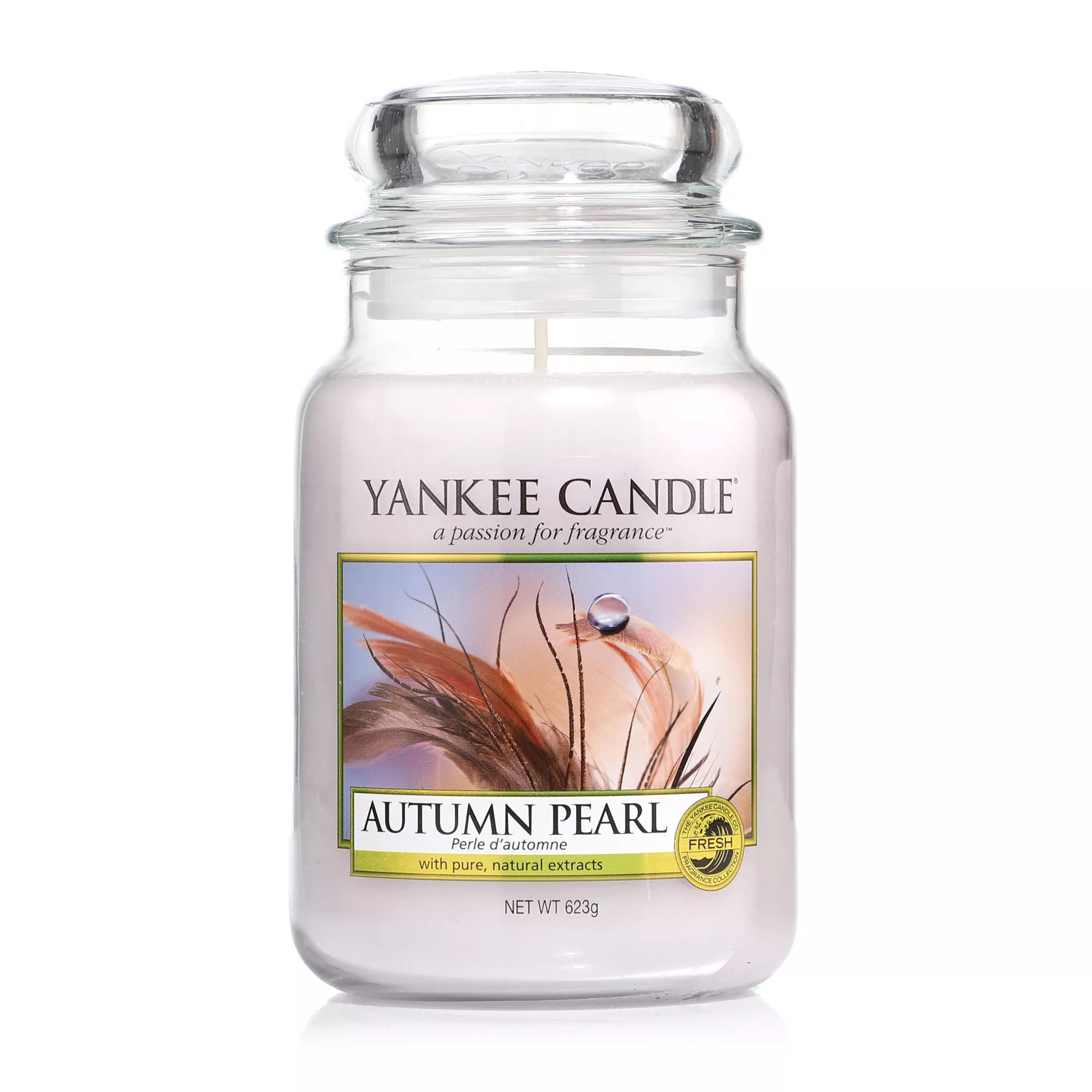 YANKEE CANDLE® Duftkerze Autumn Pearl 1 Large Jar 623g inkl. Illumalid
