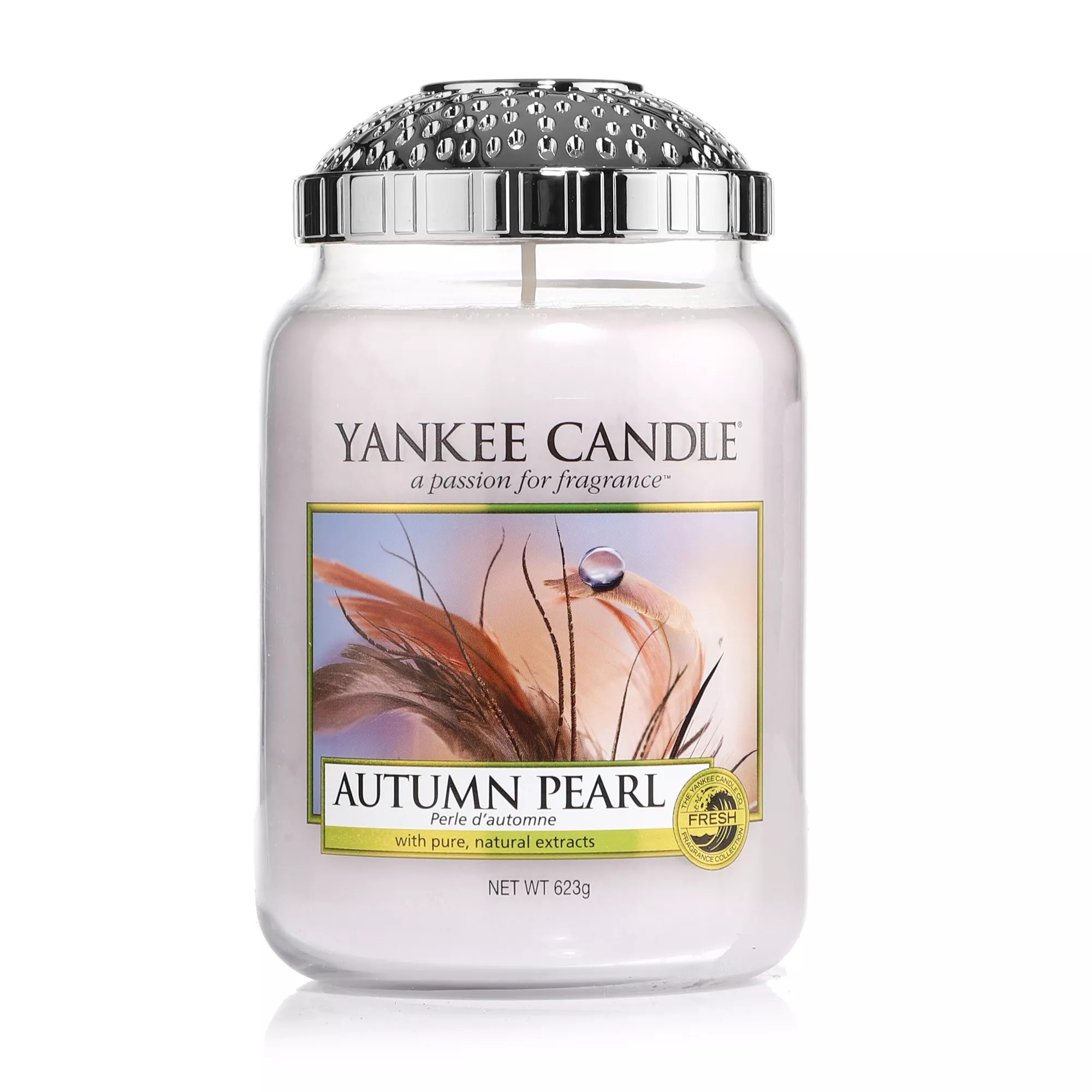 YANKEE CANDLE® Duftkerze Autumn Pearl 1 Large Jar 623g inkl. Illumalid