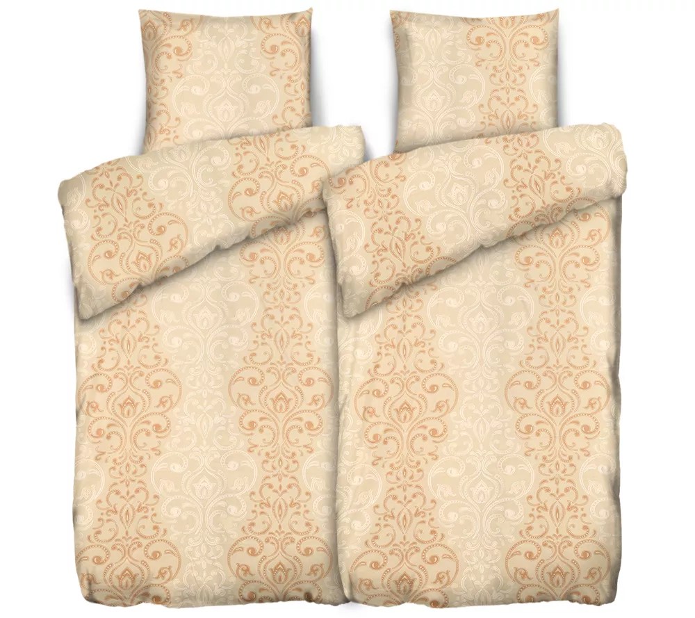 JERYMOOD Bettwäsche Ornament Mikrofaser Jersey Doppelbett, 4tlg. QVC.de