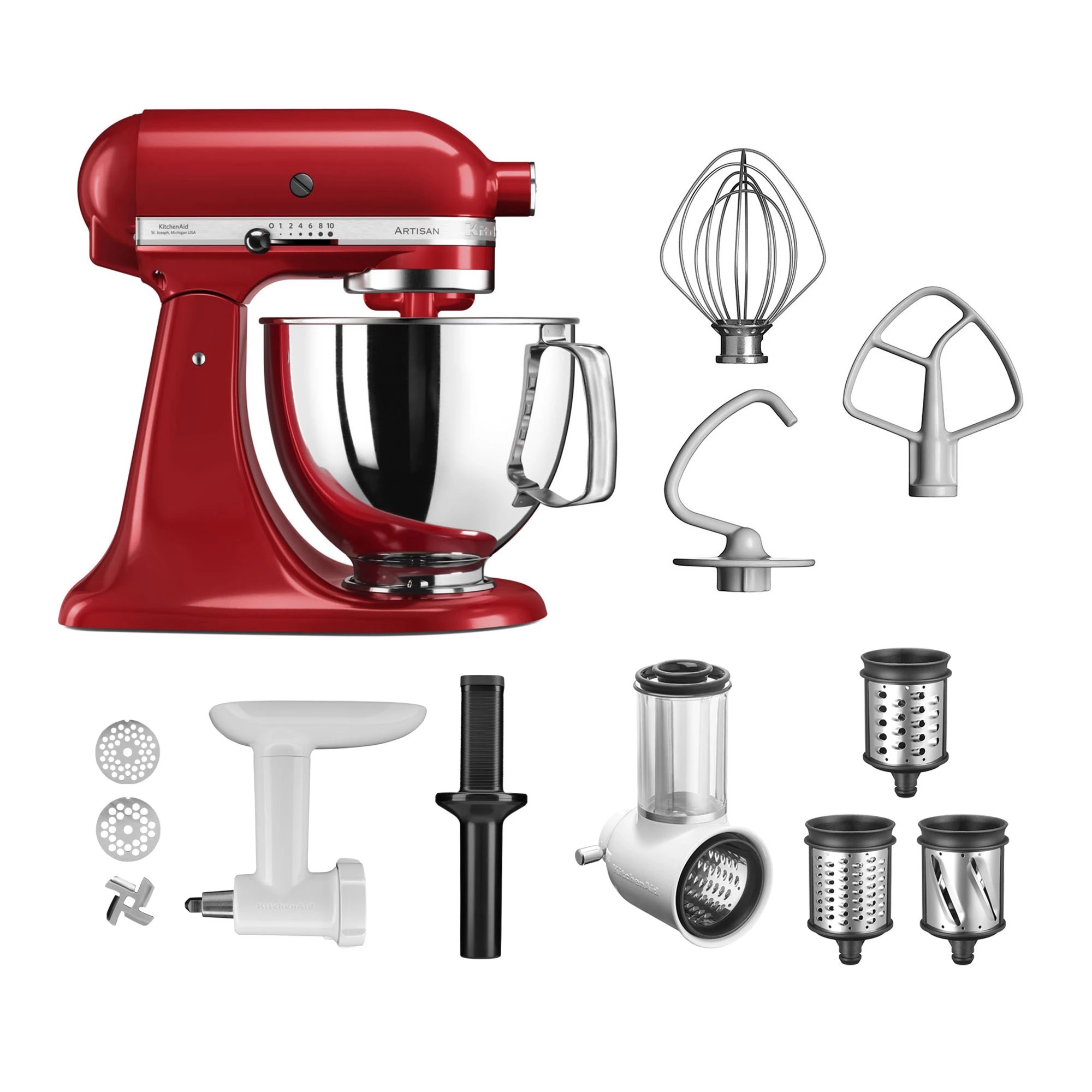 KITCHENAID® Küchenmaschine Artisan inkl. Fleischwolf & Gemüseschneider