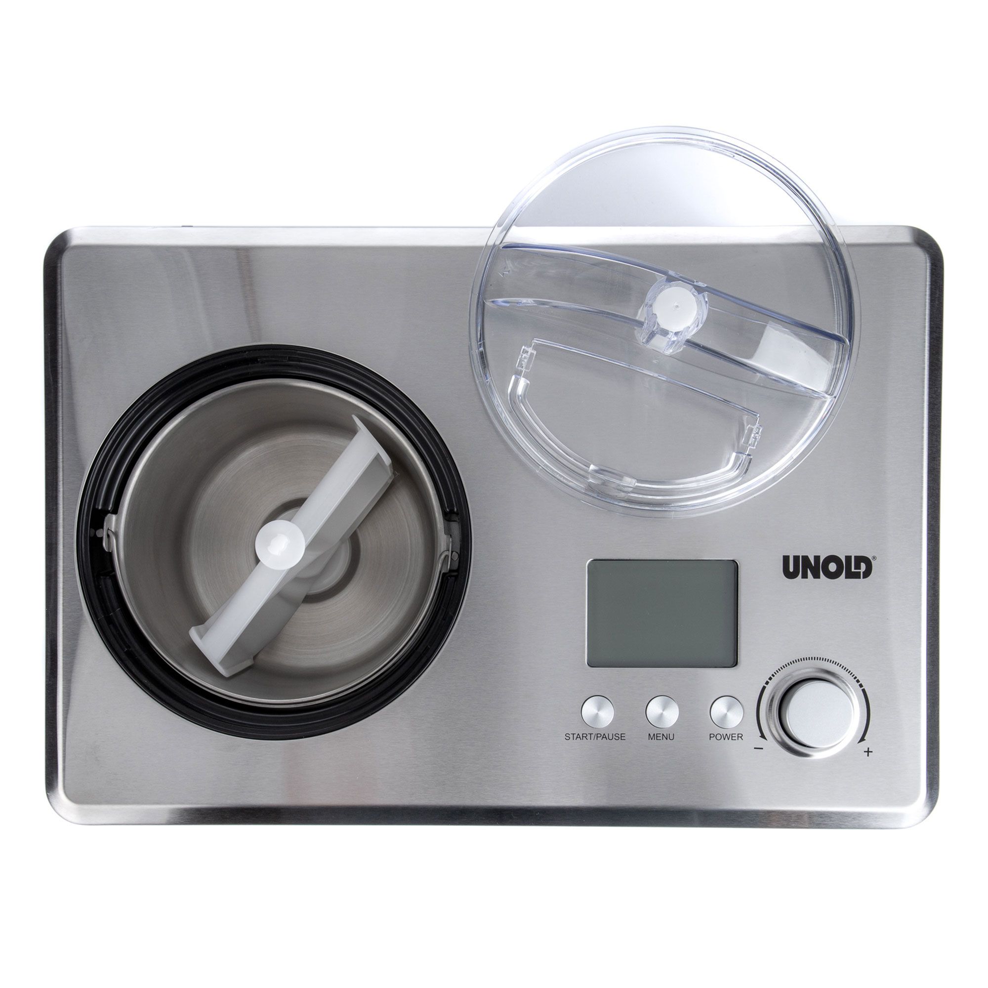 UNOLD® Eismaschine 2l mit Kompressor LCDDisplay digitaler Timer QVC.de