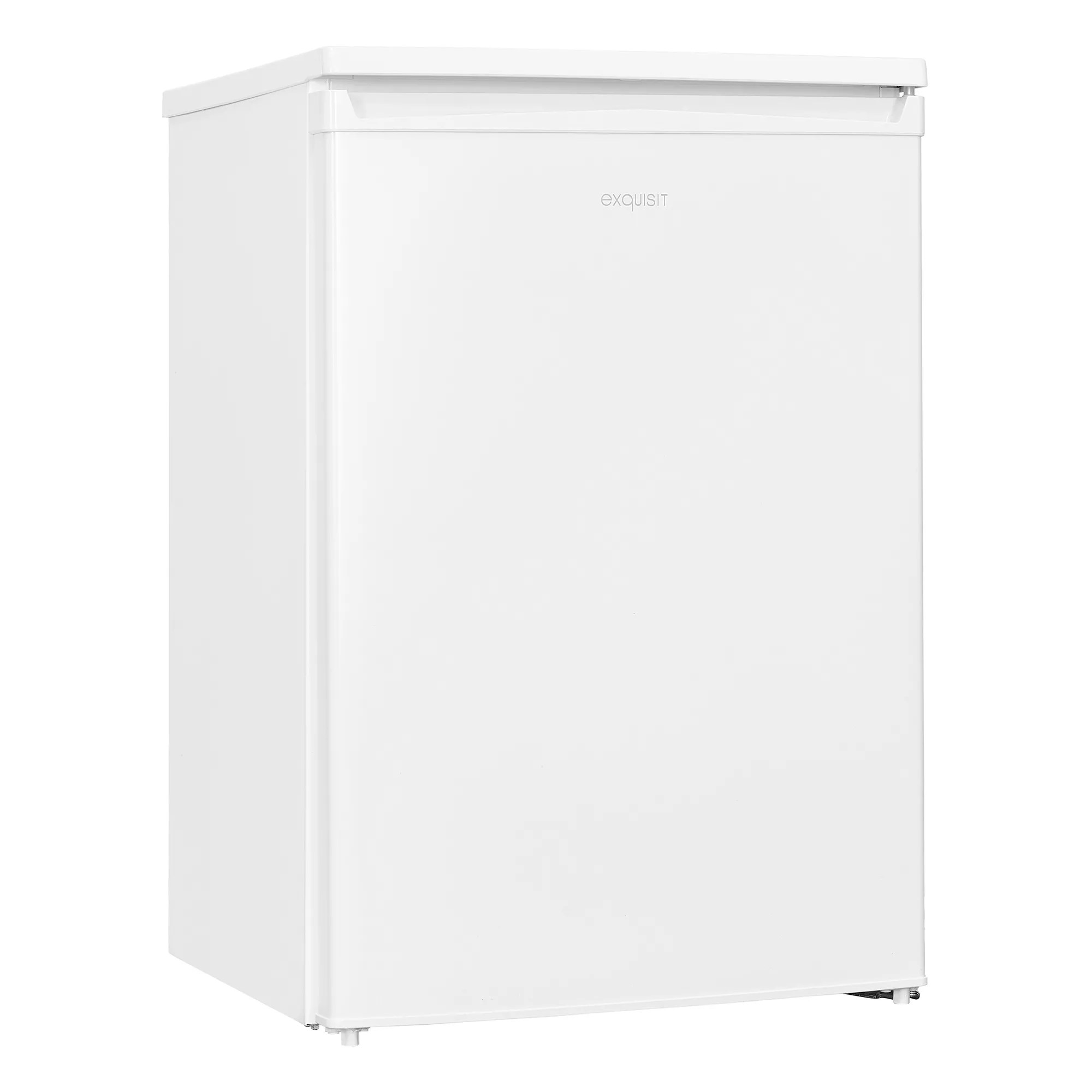 EXQUISIT Kühlschrank mit 4 Sterne Gefrierfach 113l, EEK E LED