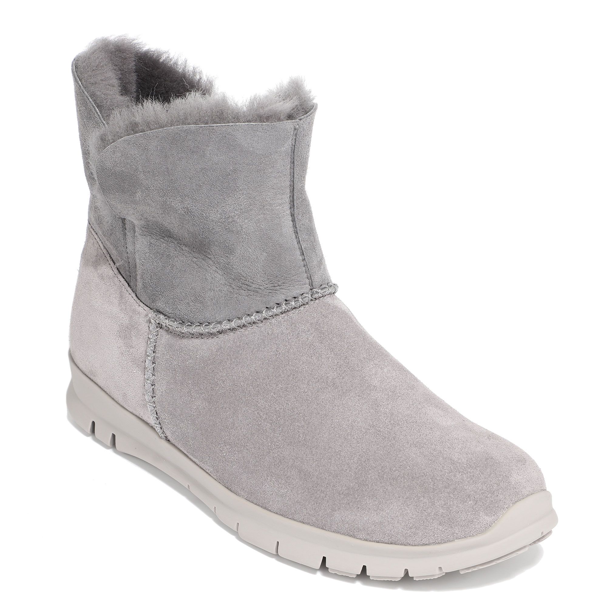 BWare VITAFORM DamenStiefelette Lammfellfutter 2 Looks QVC.de