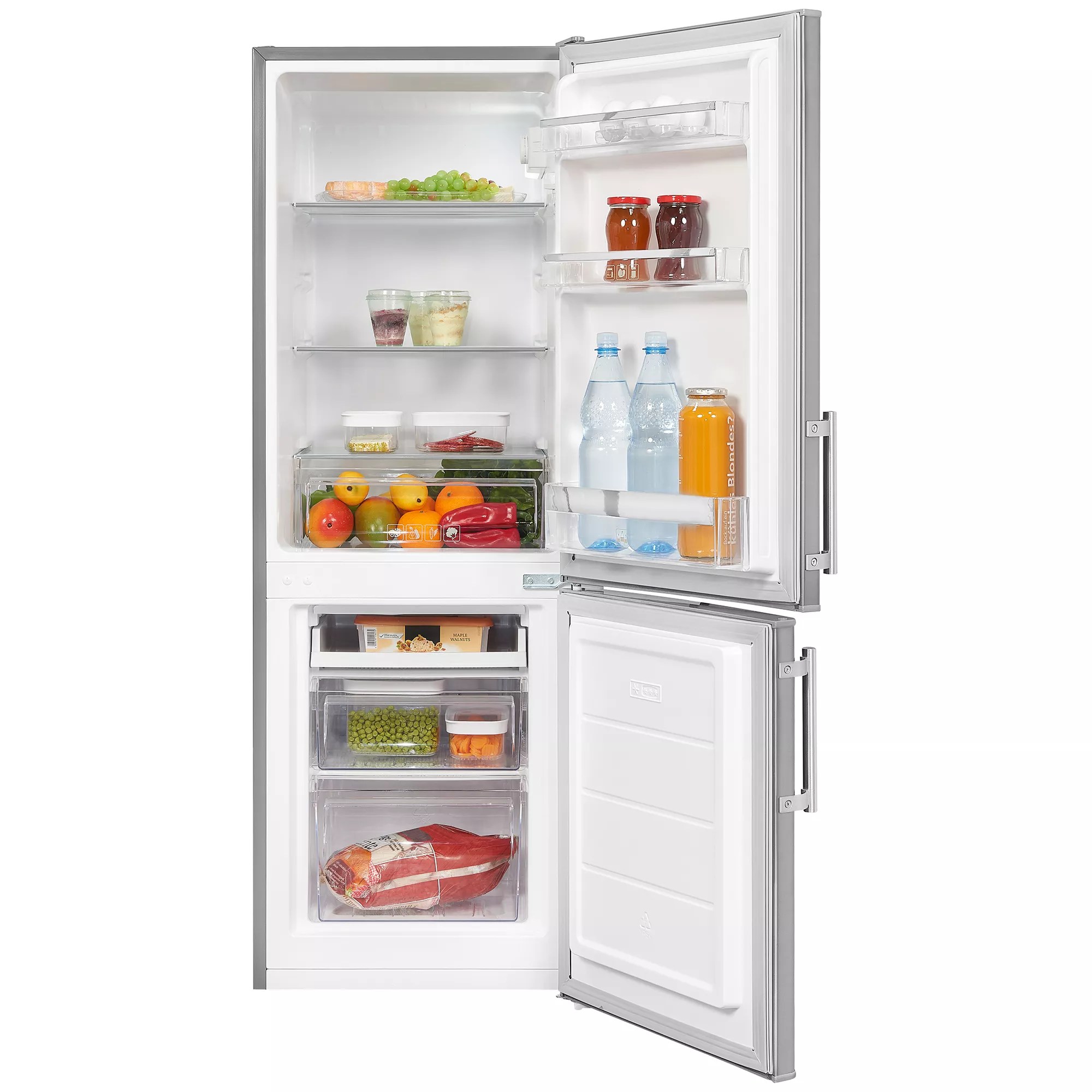 EXQUISIT Kühl/Gefrierkombi 173l / EEK D Gemüsefach LEDLicht QVC.de