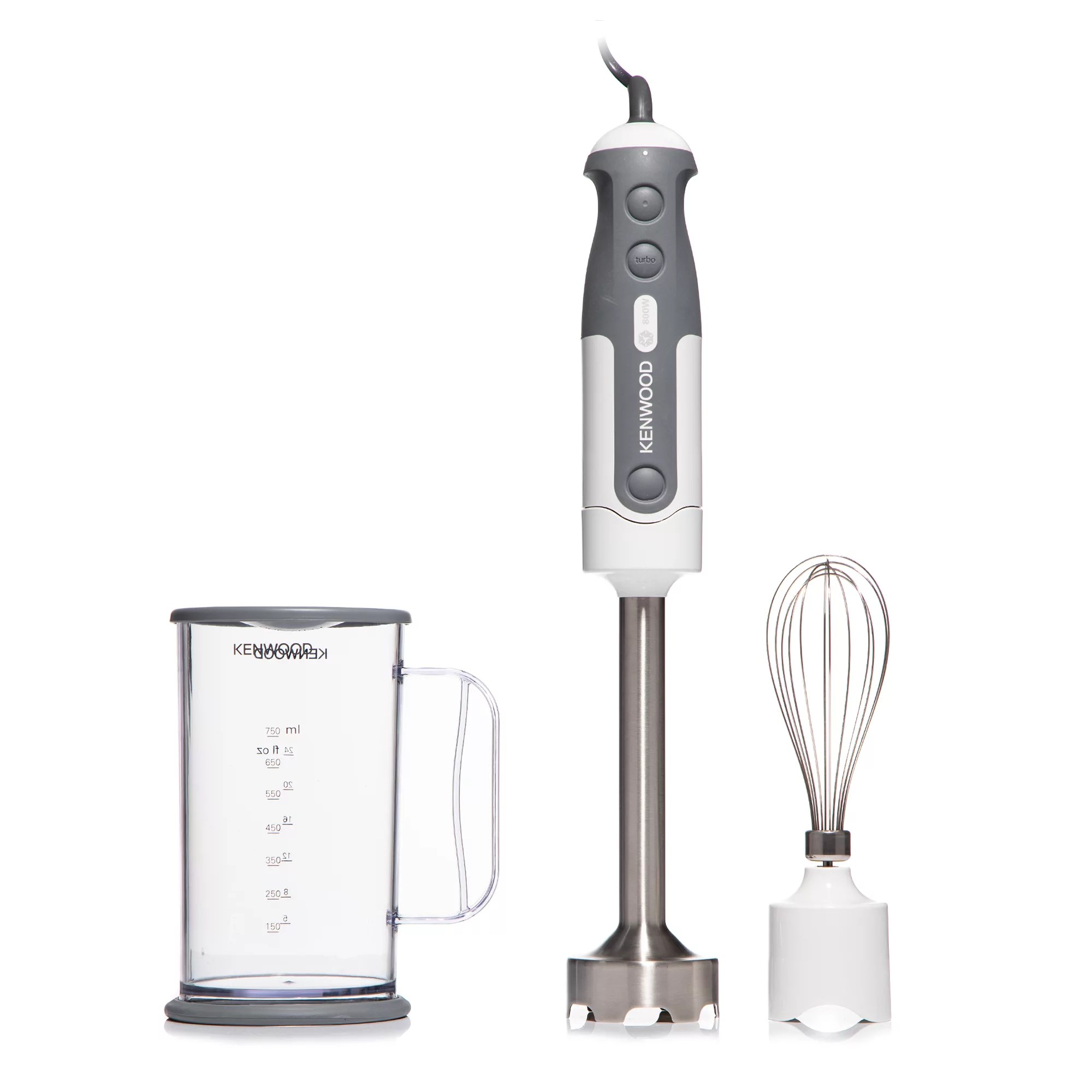 KENWOOD Triblade Stabmixer mit Schneebesen & Mixbecher QVC.de