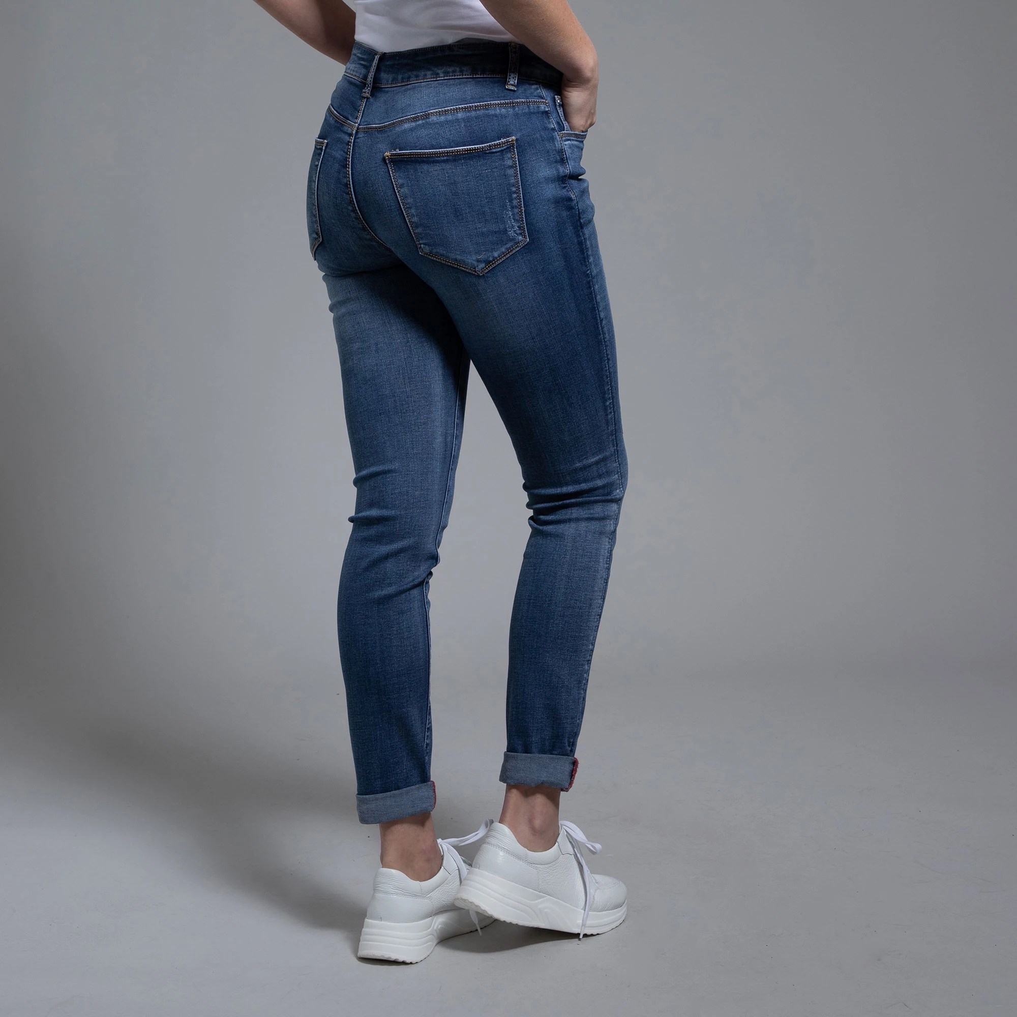 BWare DINE 'N' DANCE Jeanshose Salsa 5PocketStyle Umschlag am Saum