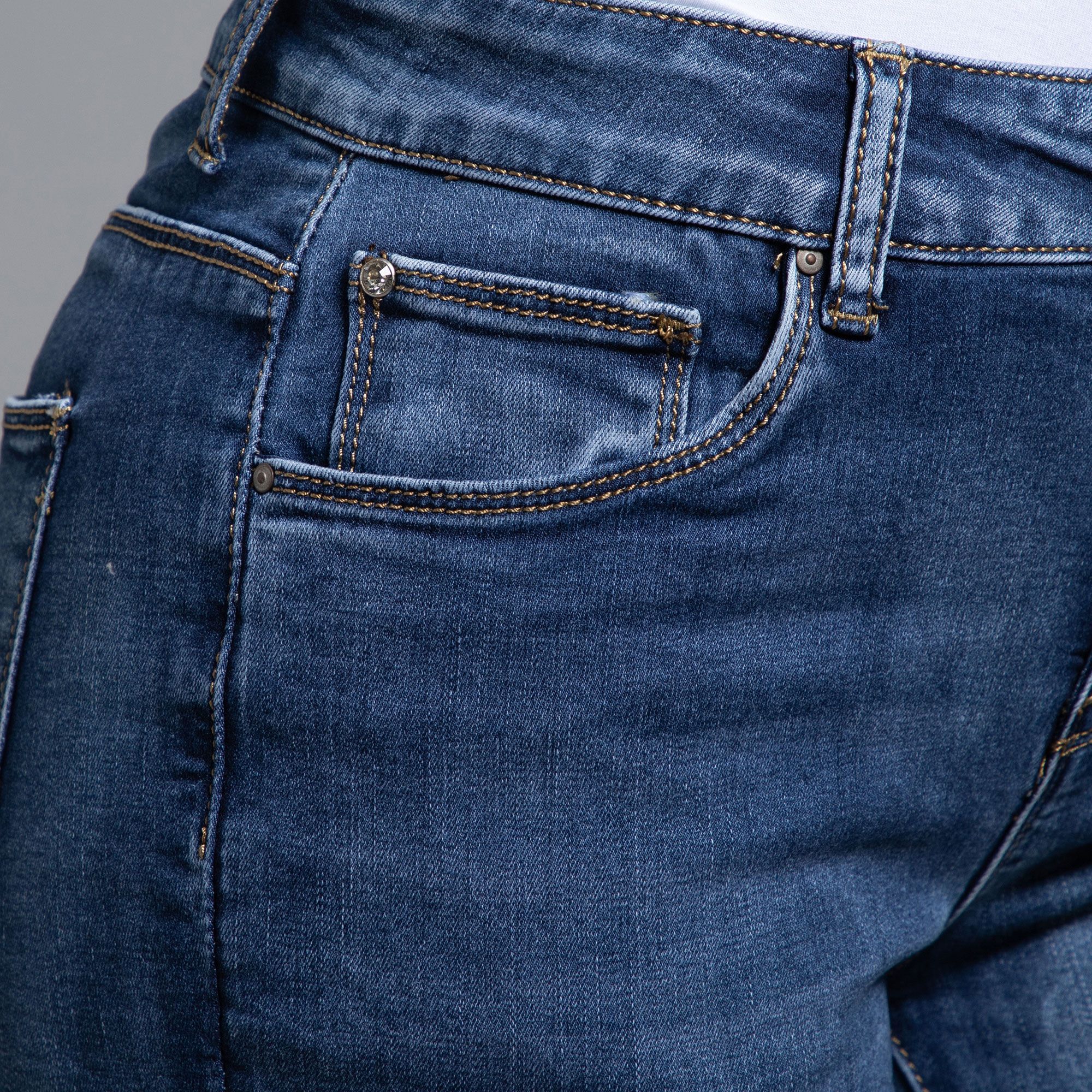 BWare DINE 'N' DANCE Jeanshose Salsa 5PocketStyle Umschlag am Saum