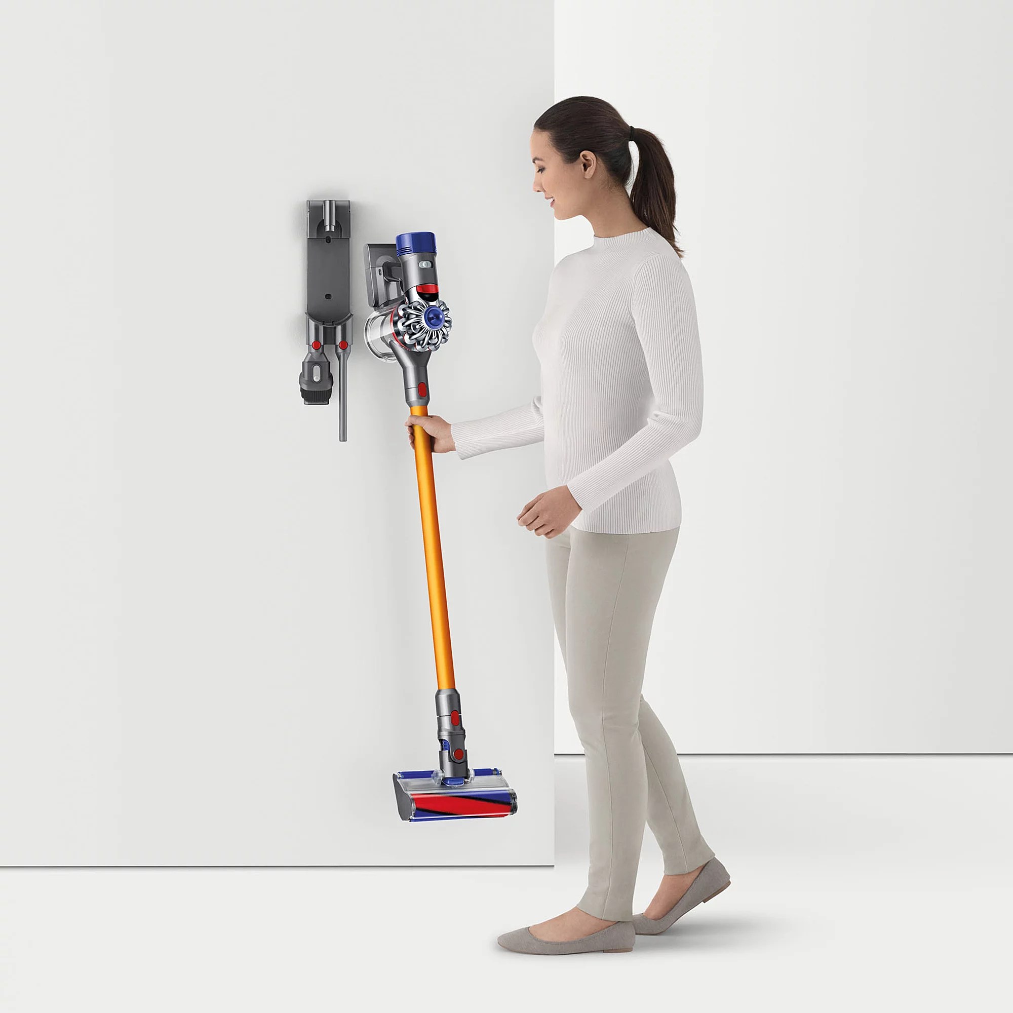 DYSON AkkuStaubsauger V8 Absolute Laufzeit max. 40min 2 Saugstufen