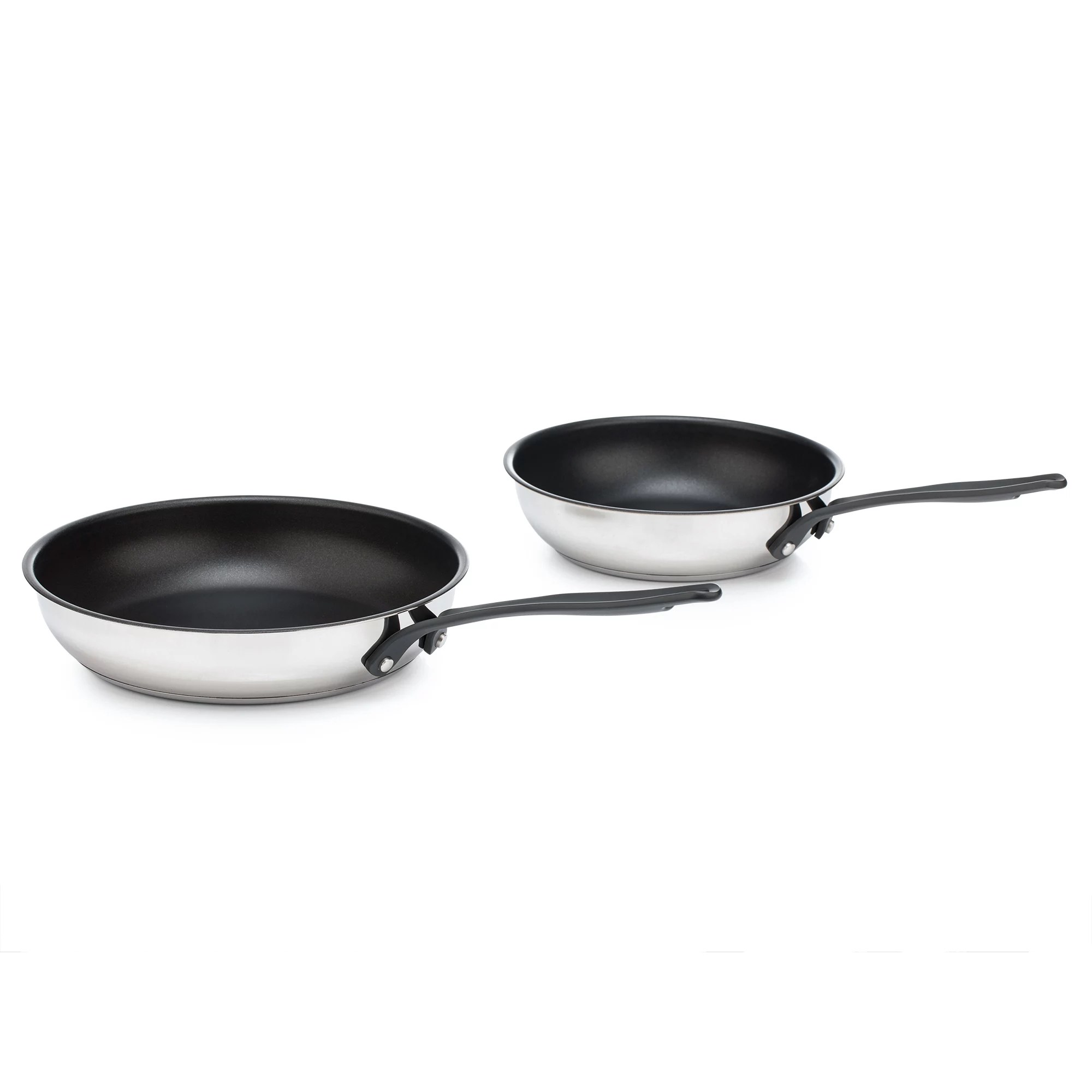 COOK´S ESSENTIALS Pfannen-Set Ø 20 & 24cm Edelstahl